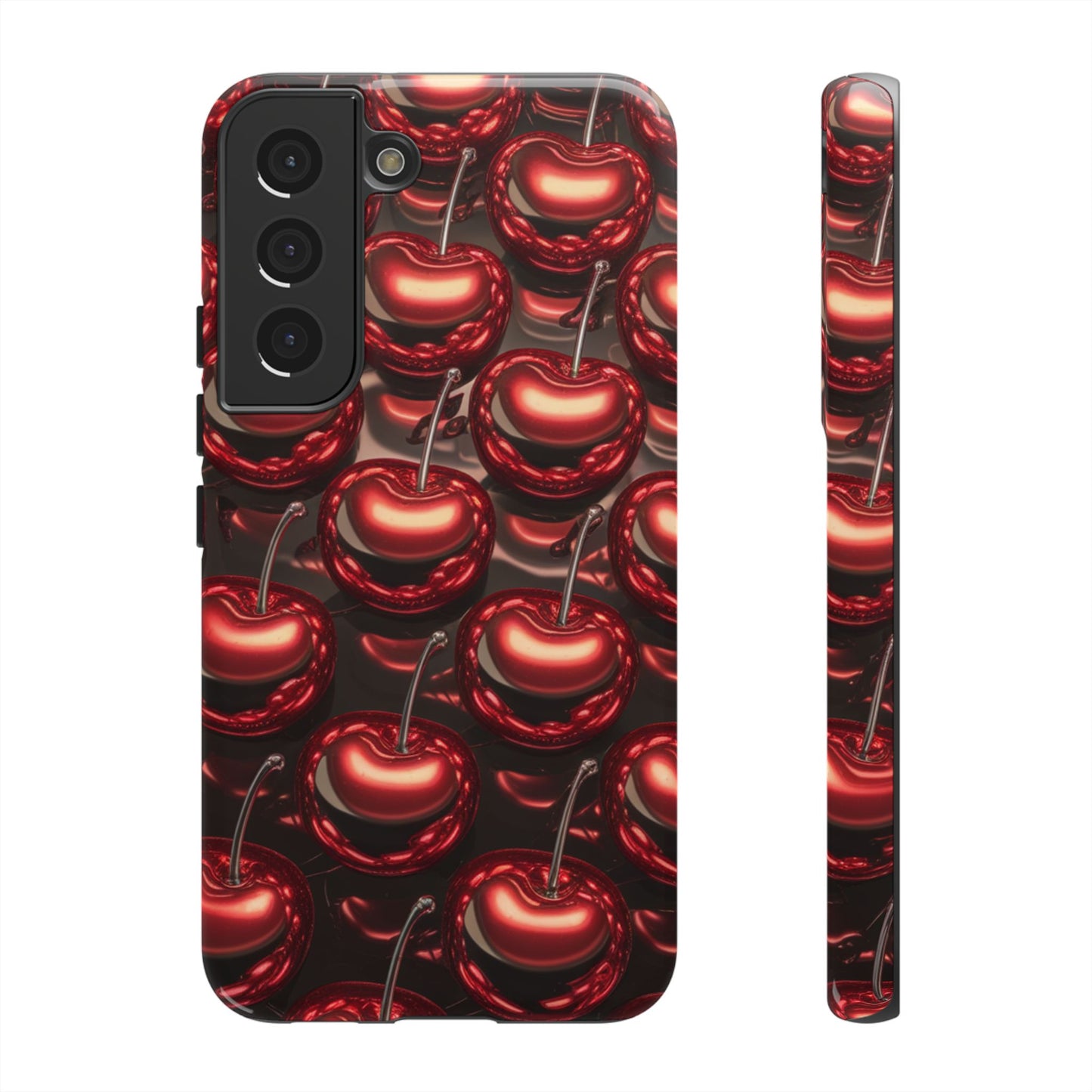 Phone Case - Shiny Cherries Design for Samsung Galaxy