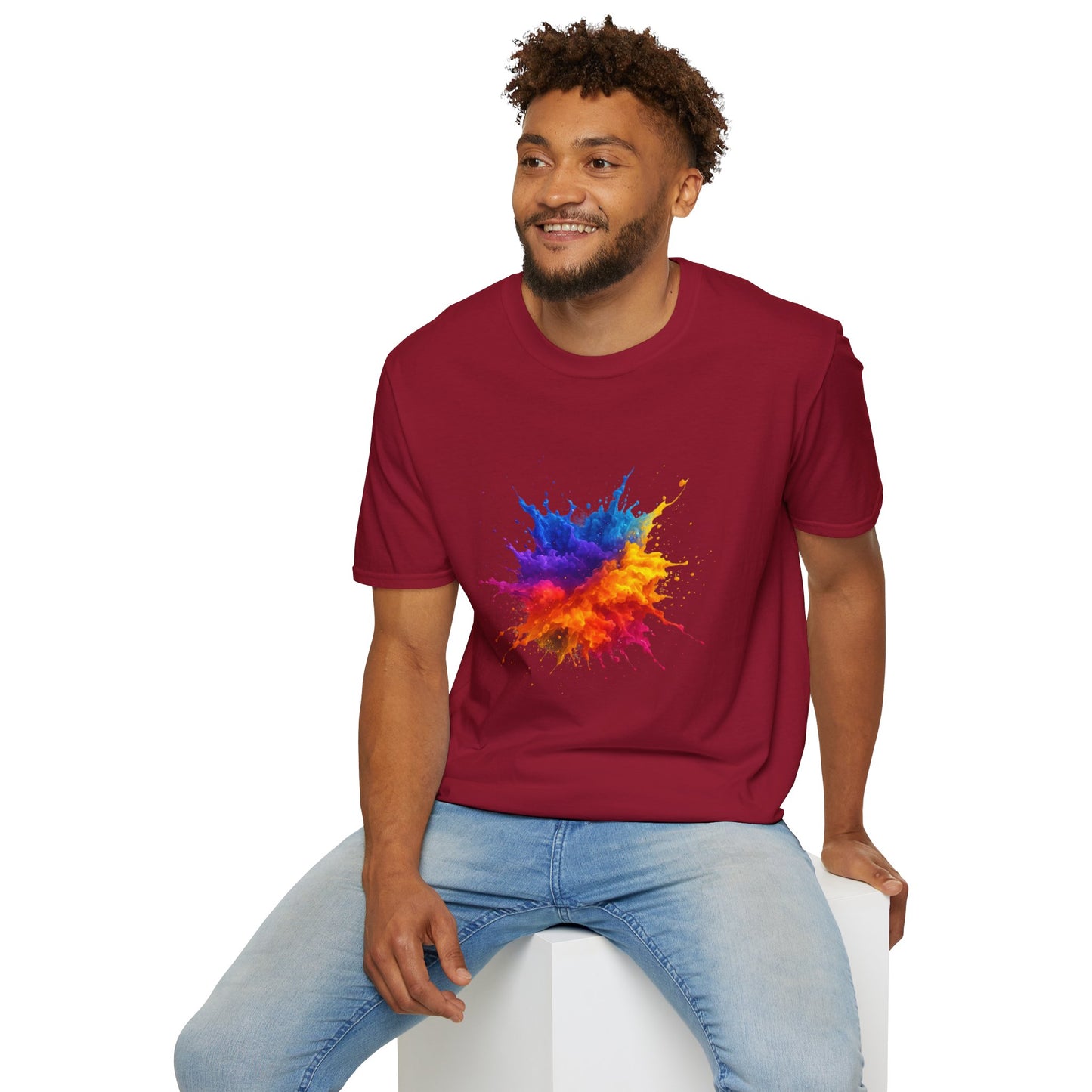 Color Burst Paint Splash Shirt – Vibrant Abstract Art Tee for Creatives & Color Lovers Colorful Apparel