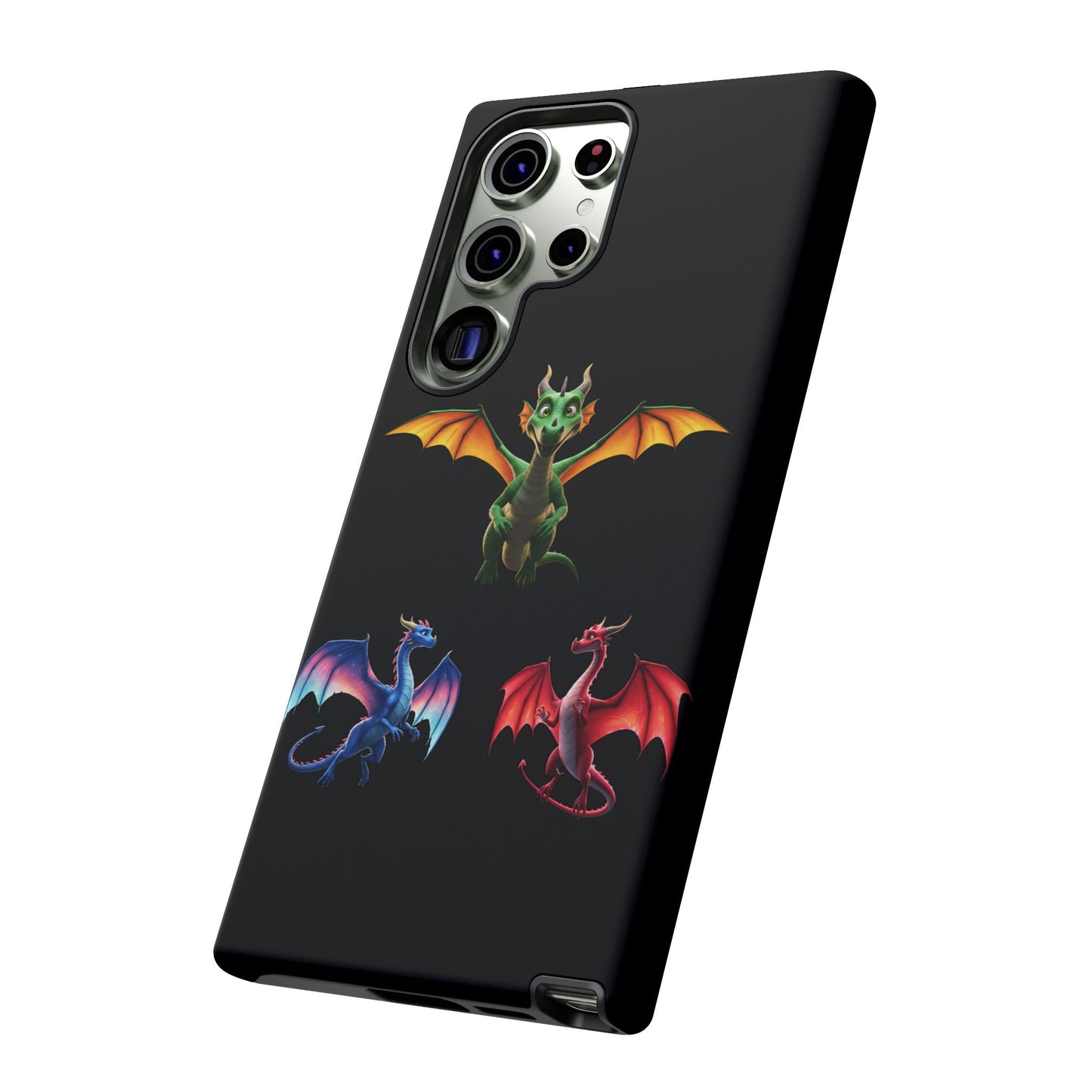 Protective Dragon Phone Case for Samsung Galaxy - Fantasy Art Durable Cover - Bookish Mythical Gift for Teens & Adults Twilight Aesthetic