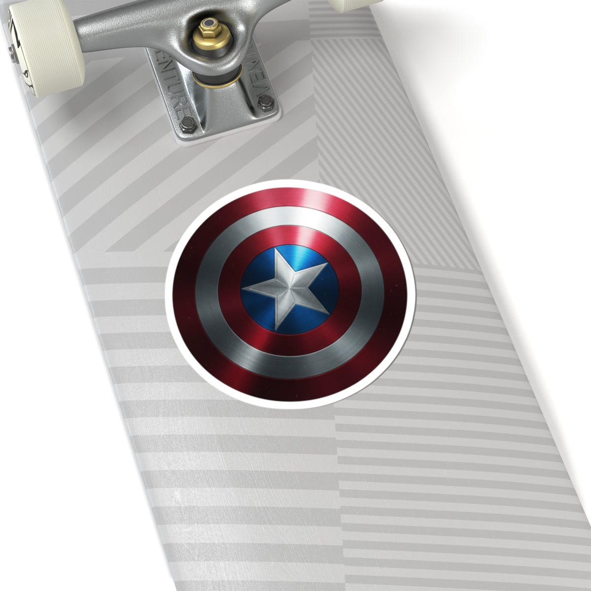 Captain America Shield Kiss-Cut Stickers - Perfect for Fans and Collectors