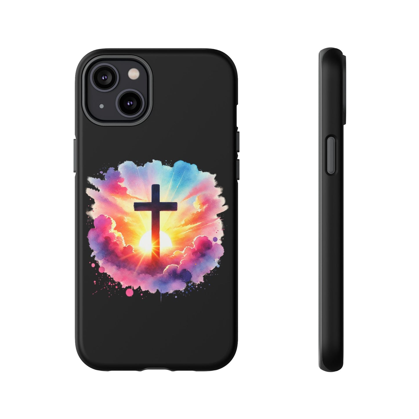 Inspirational Cross iPhone Case Christian Phone Case Easter iPhone Case Faith Based Case Easter iPhone Case