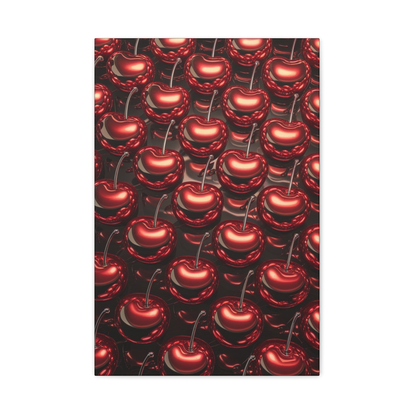 Canvas Wall Art - Colorful Shiny Cherries
