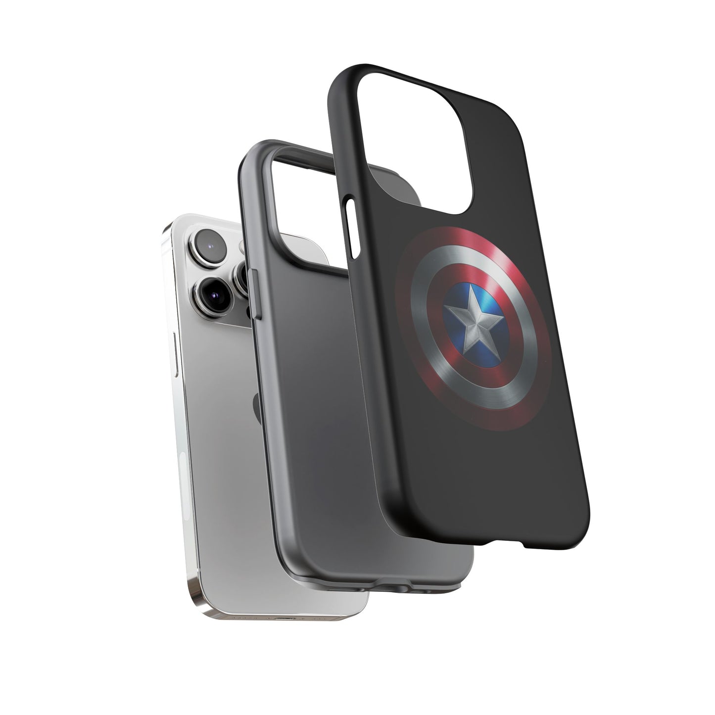 iPhone Case - Captain America Shield Design