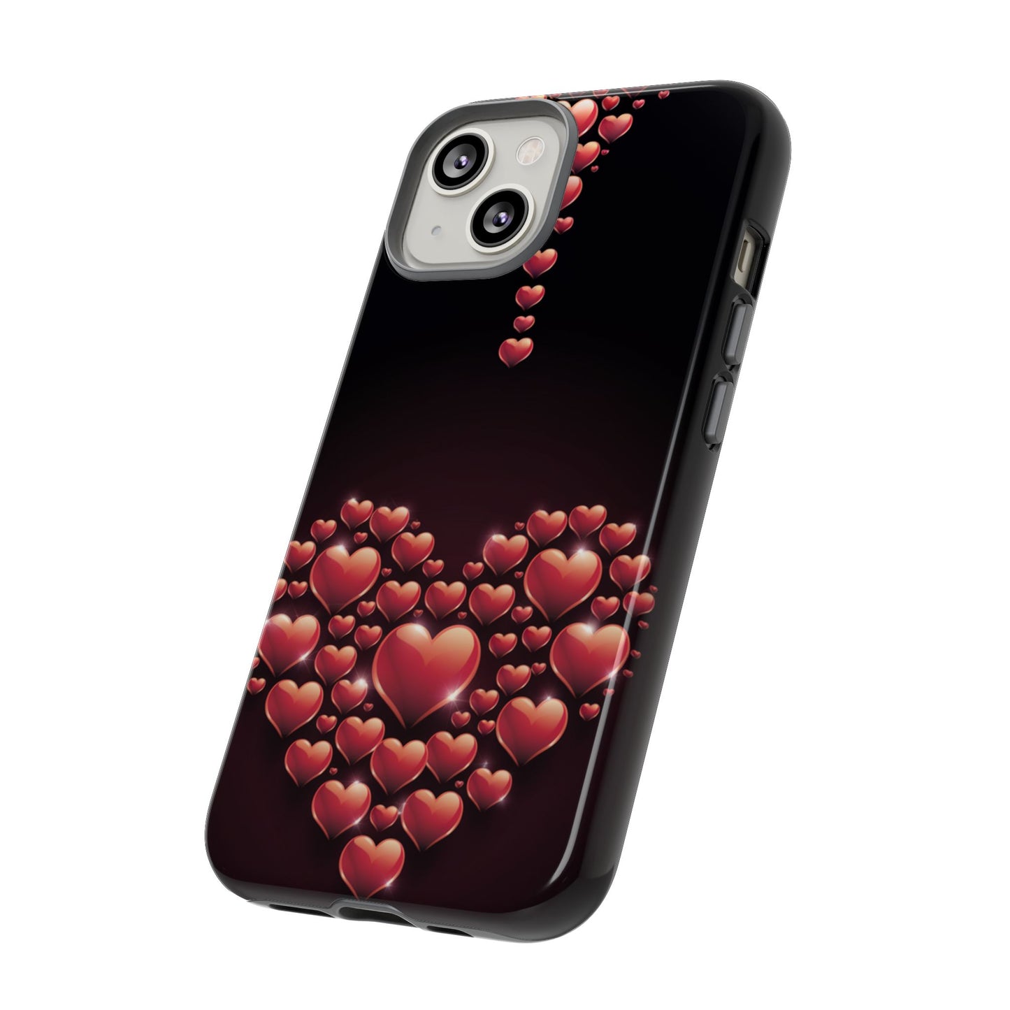 iPhone Case - Heart Made Out of Hearts Design