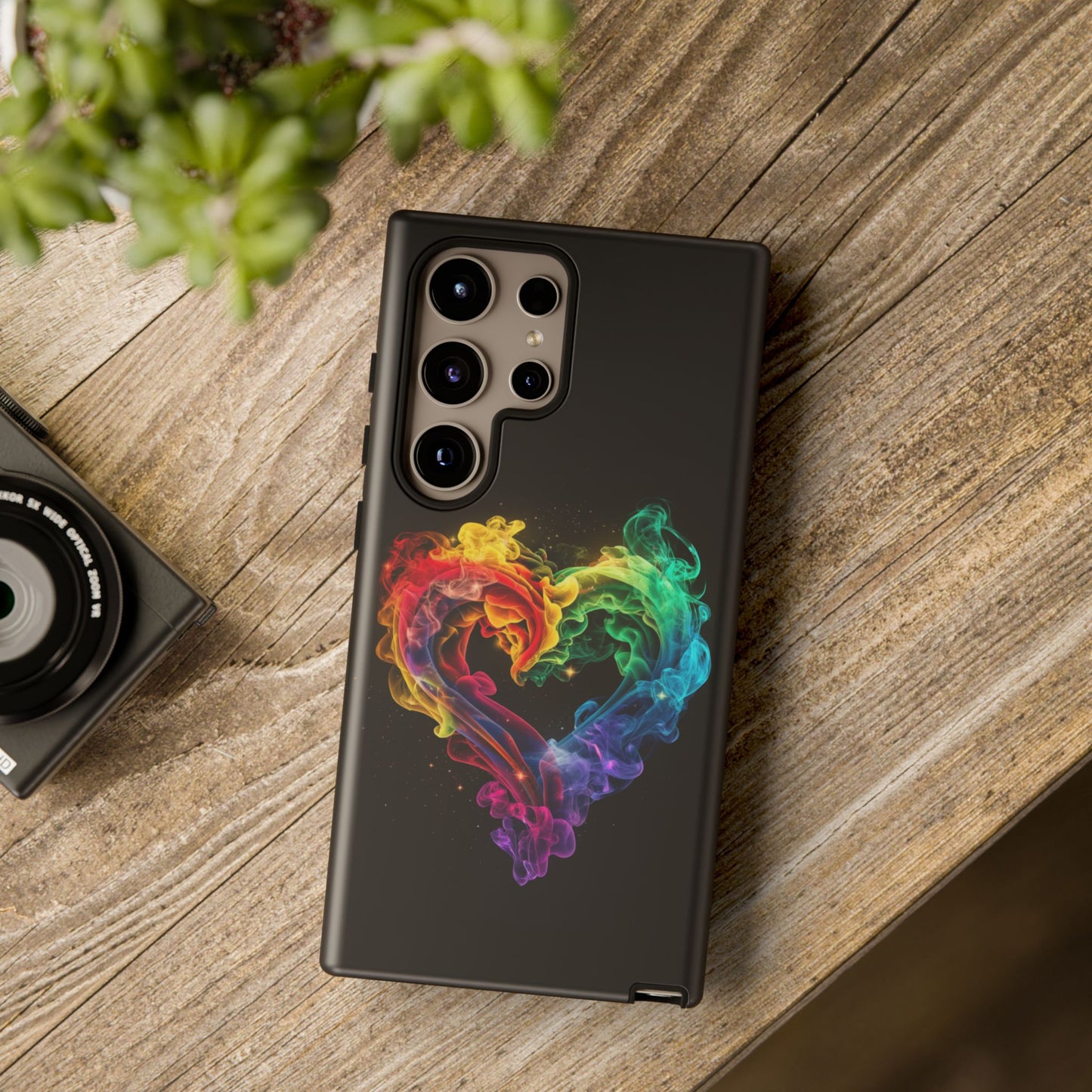 Samsung Galaxy Case - Colorful Heart Design