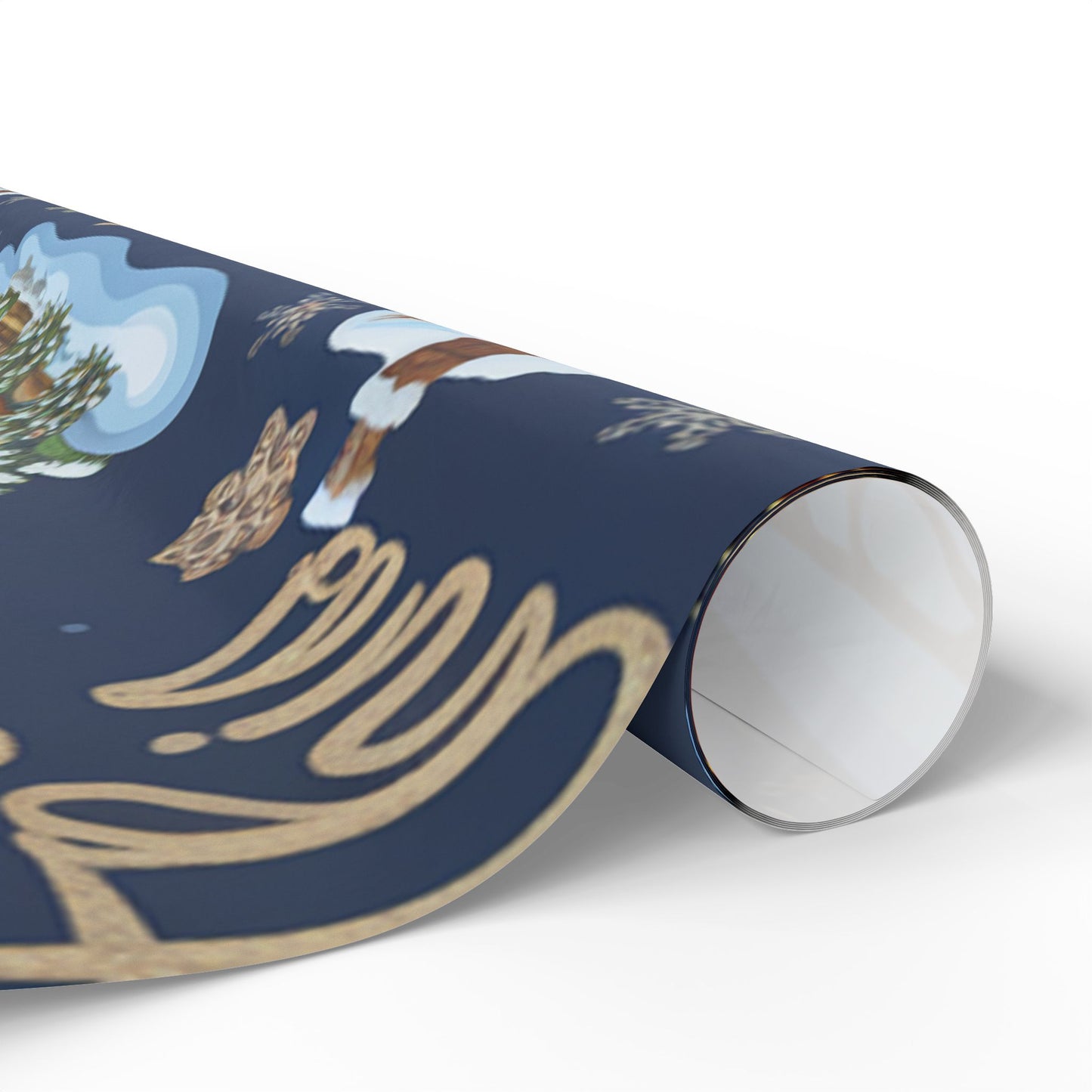 Christmas Wrapping Papers, Holiday Gift Wrap, Festive Packaging Supplies, Xmas Present Paper, Yule Love This Design