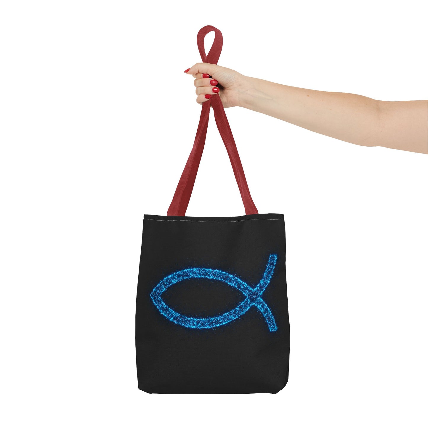 Sparkling Fish Symbol Tote Bag - Inspirational Vibes