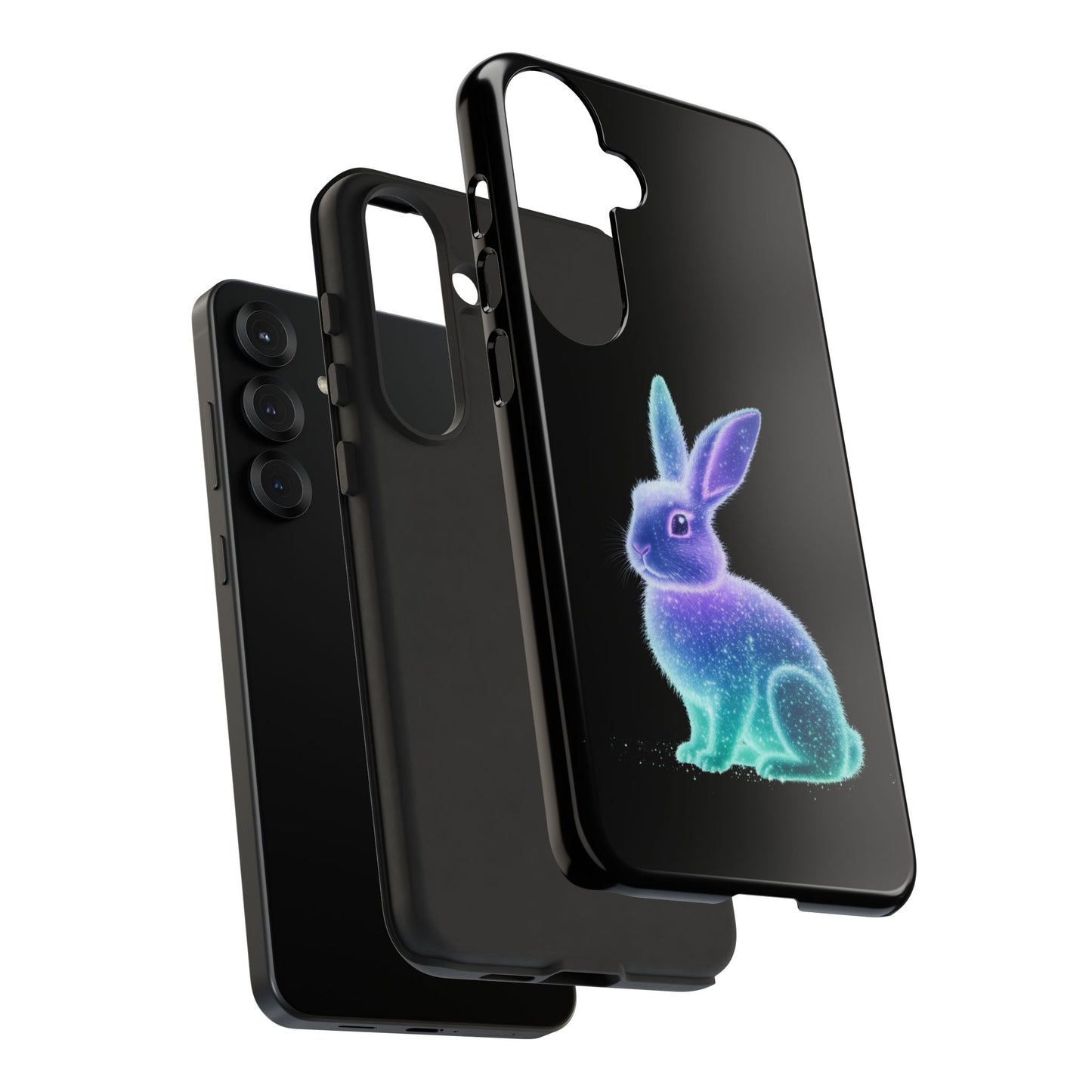 Samsung Case Bioluminescent Easter Bunny Design Easter Phone Case Easter Bunny Samsung Case Easter Accessory