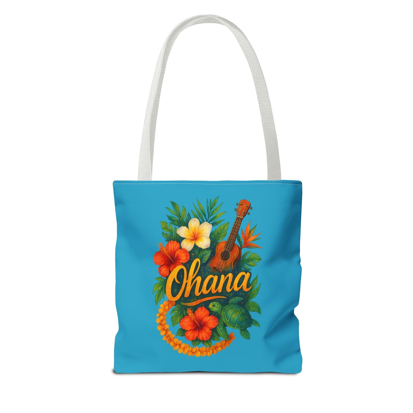 Hawaiian Ohana Tote Bag | Tropical Reusable Beach Bag | Aloha Gift Idea | Island Vibes Bag | Summer Tote | Luau Party Favor | Coastal Bag