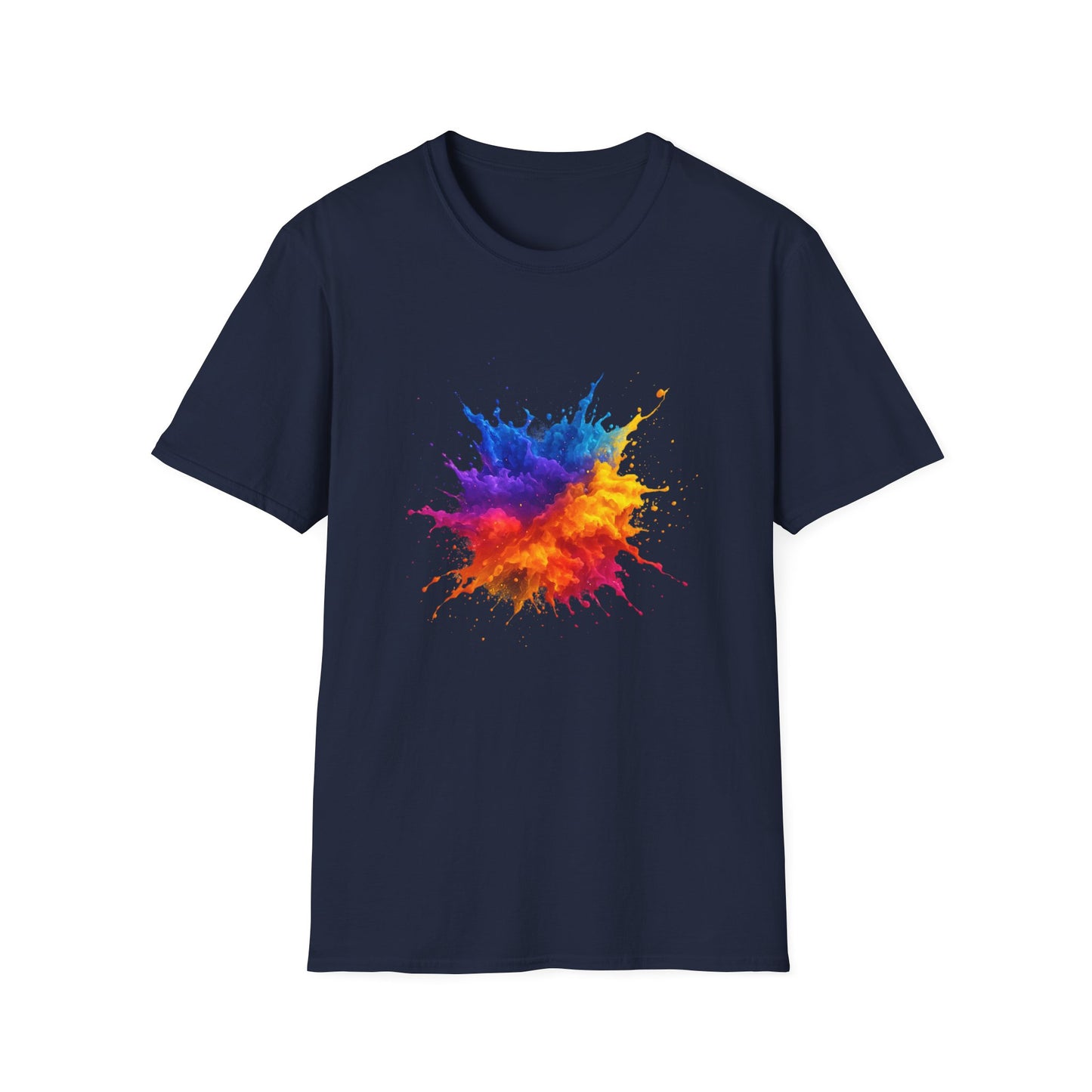 Color Burst Paint Splash Shirt – Vibrant Abstract Art Tee for Creatives & Color Lovers Colorful Apparel