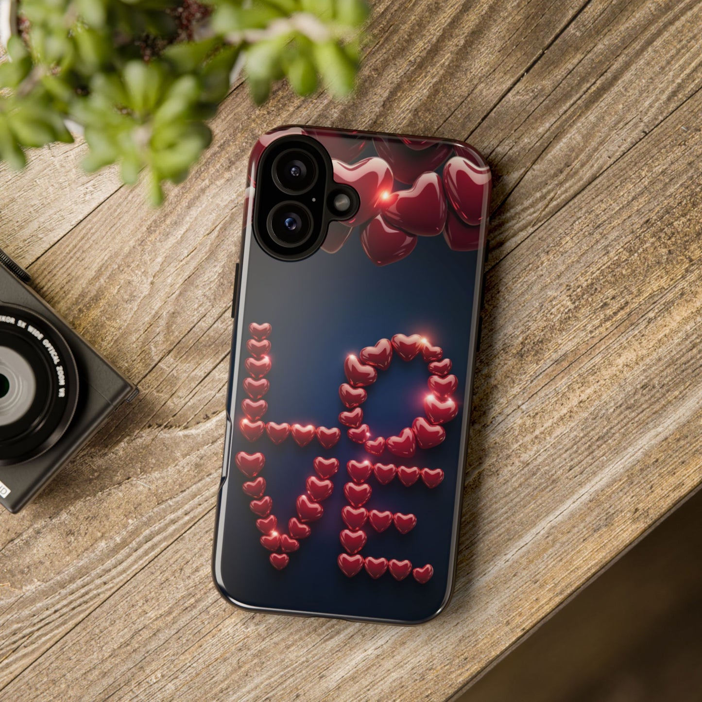 iPhone Case - Love Hearts Design