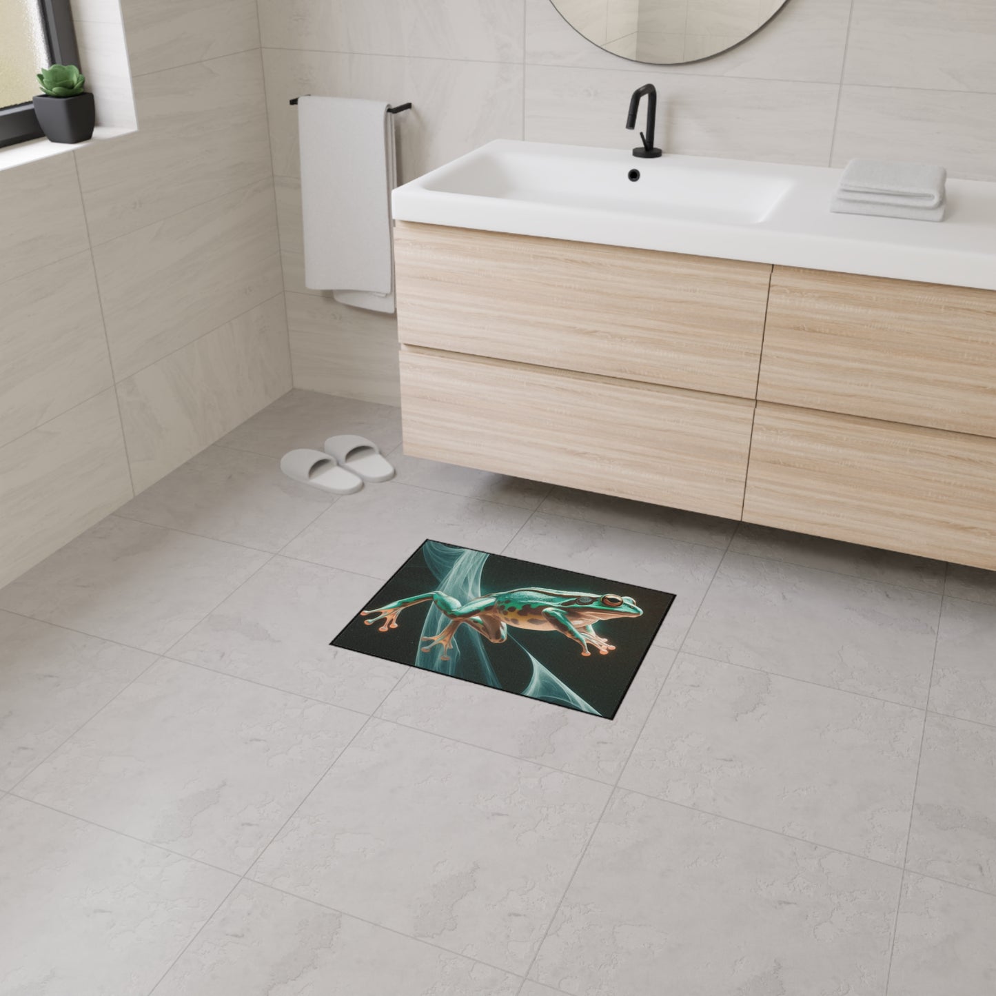 Floor Mat - Fun Frog Design