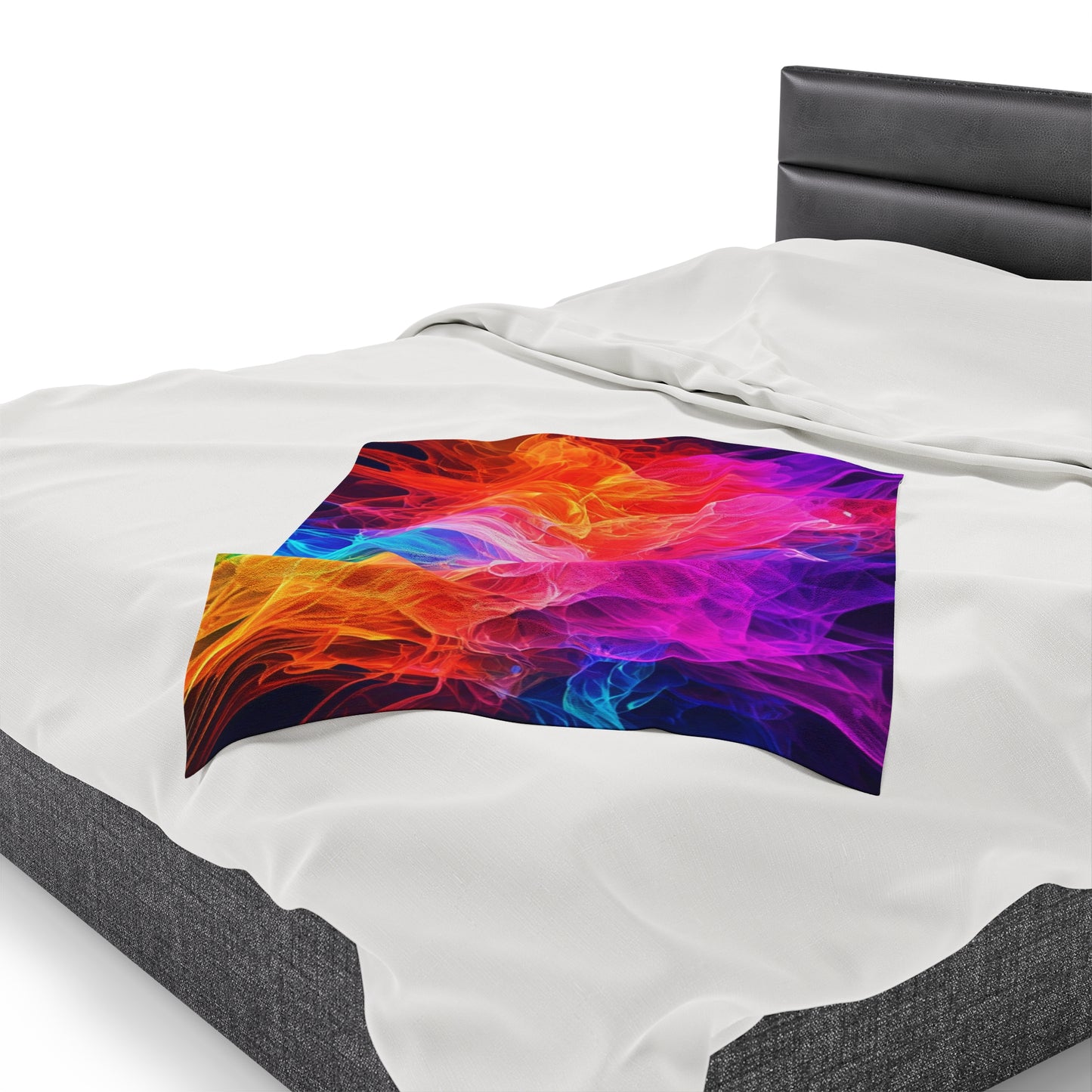 Plush Blanket Color Splash Design
