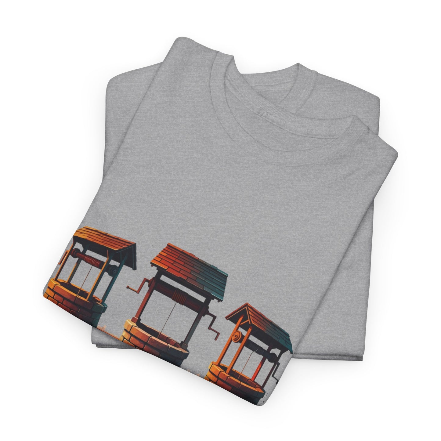 Funny “Well Well Well” T-Shirt • Pun Graphic Tee with Wishing Wells • Retro Vintage Humor Shirt • Gift for Pun Lovers & Joke Fans