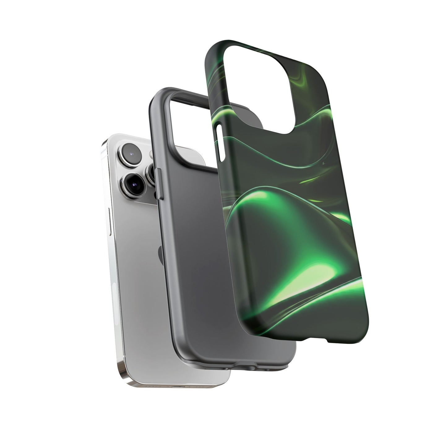 iPhone Case - Fluid Metallic Design