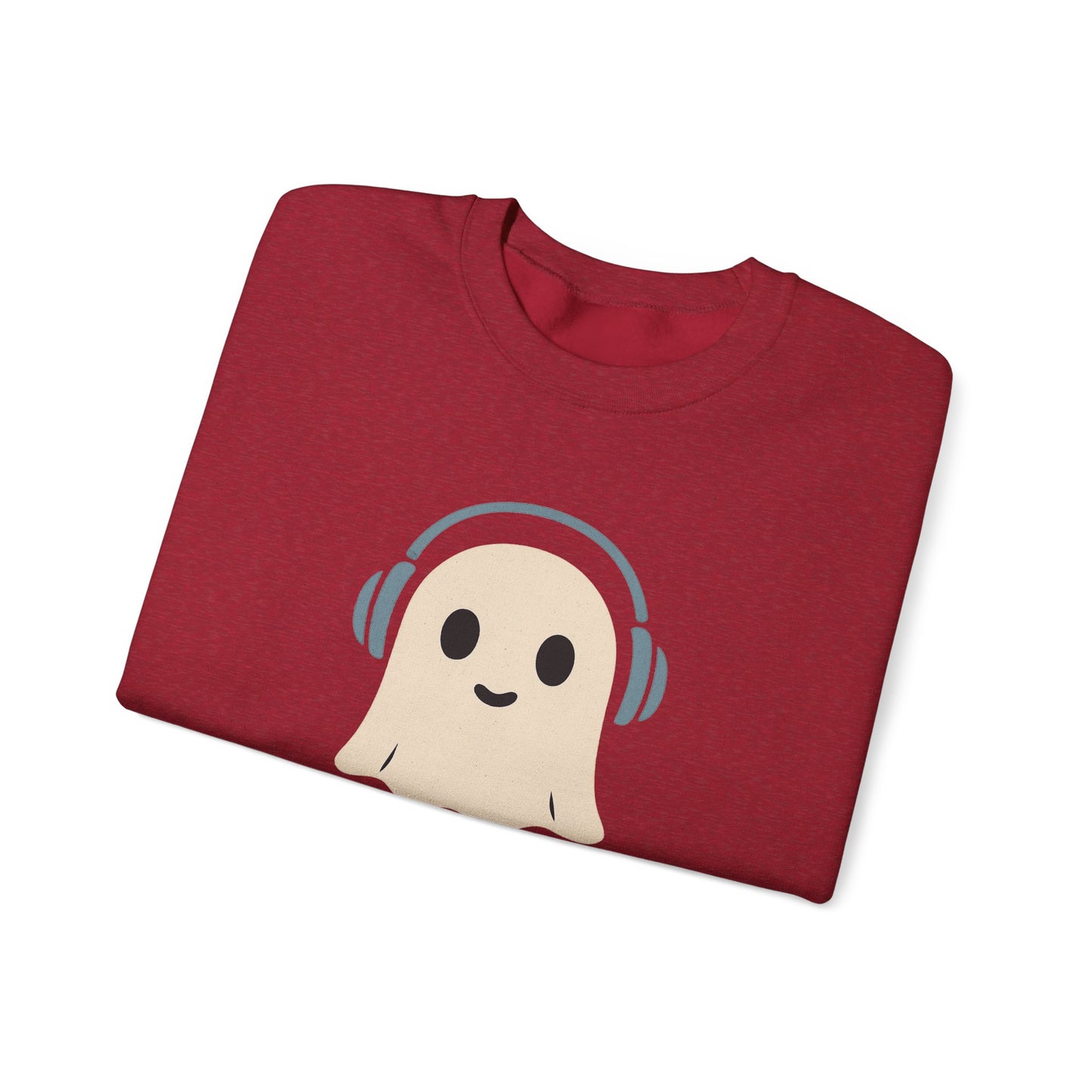 Dead Beats Ghost Sweatshirt, Funny Halloween Crewneck, Spooky Season Pullover, Music Lover Halloween Shirt, Cute Ghost Graphic Top