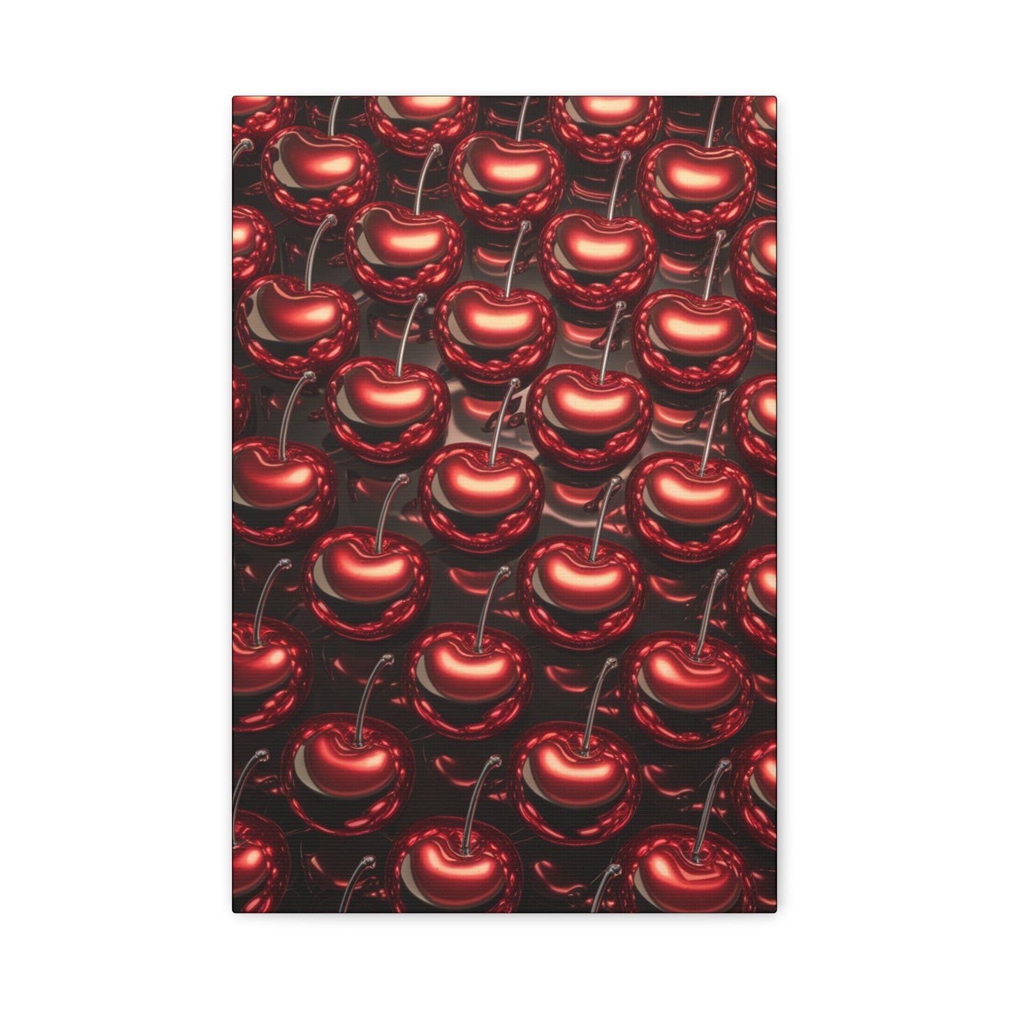 Canvas Wall Art - Colorful Shiny Cherries