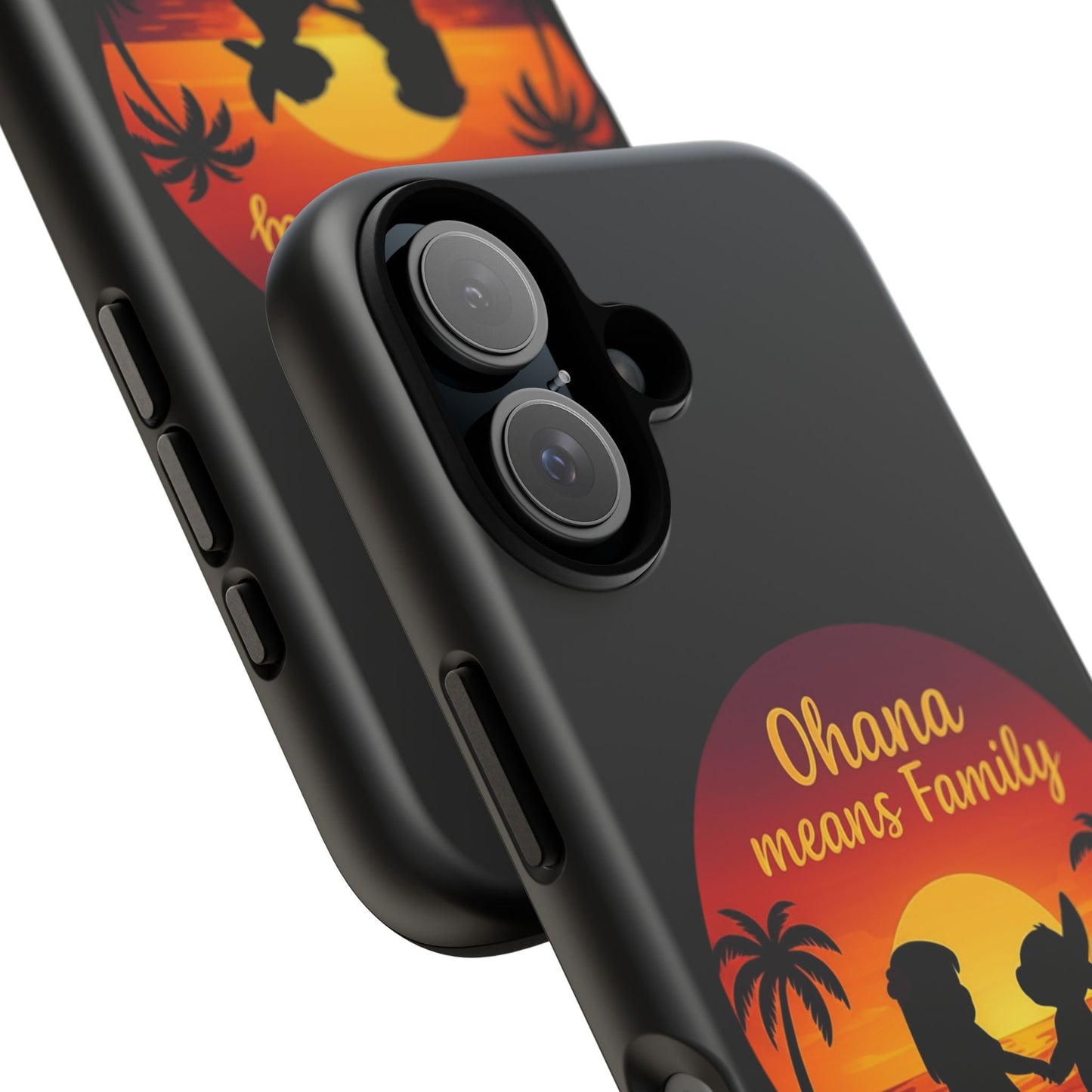 Ohana Means Family iPhone Case ā Lilo and Stitch-Inspired Cover ā Cute Tropical Gift ā Protective iPhone Case