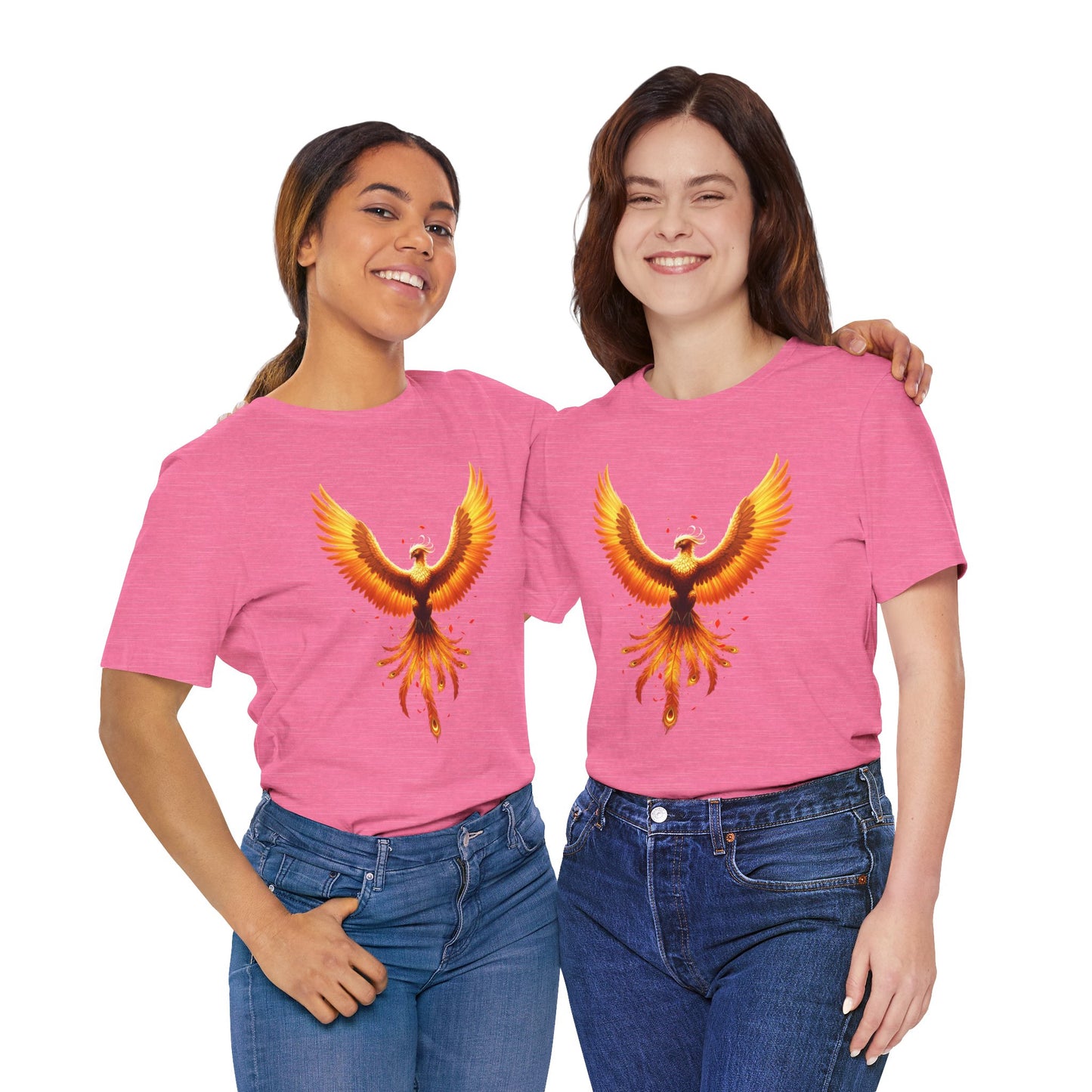 Phoenix Rising Shirt • Fiery Phoenix Graphic Tee • Rebirth Transformation Myth Shirt • Firebird Art Tee • Unisex Gift Tee XS‑5XL