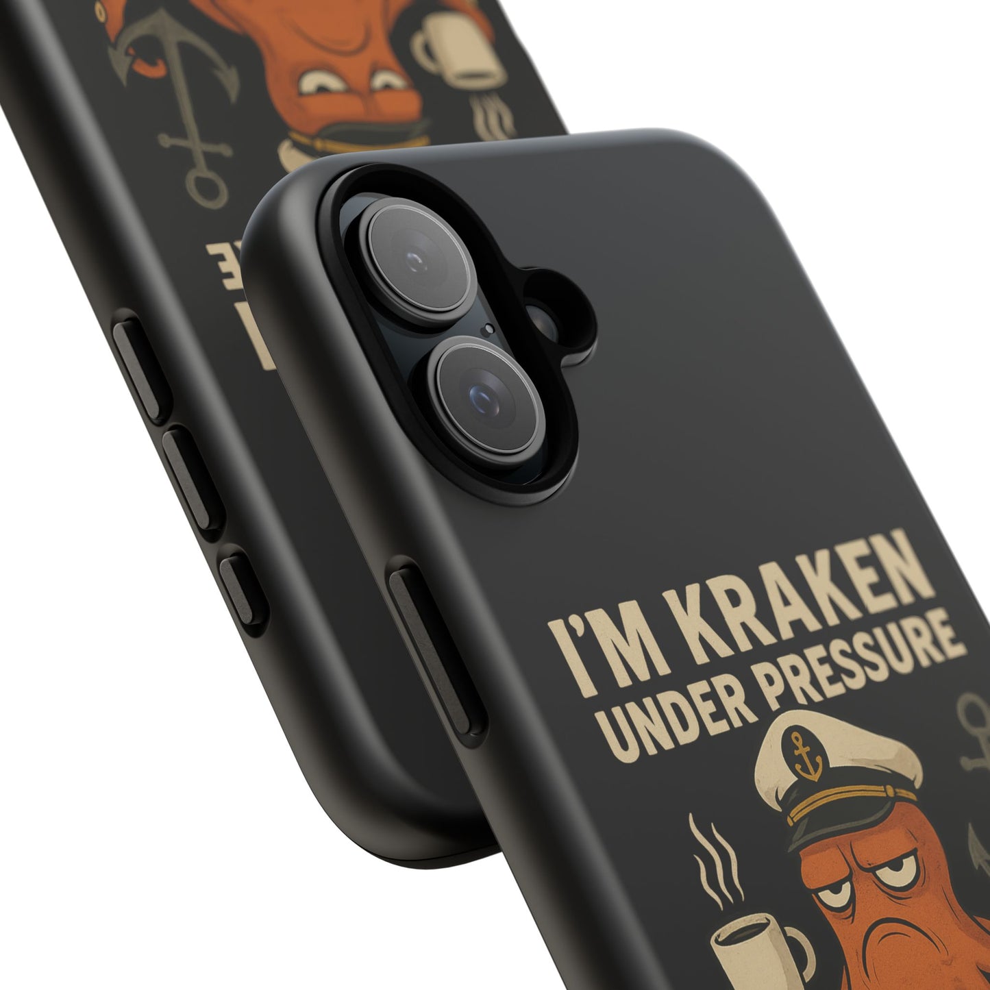 iPhone Case Stressed Octopus 'I'm Kraken Under Pressure' Nautical Phone Case Beach iPhone Case Ocean Themed Case
