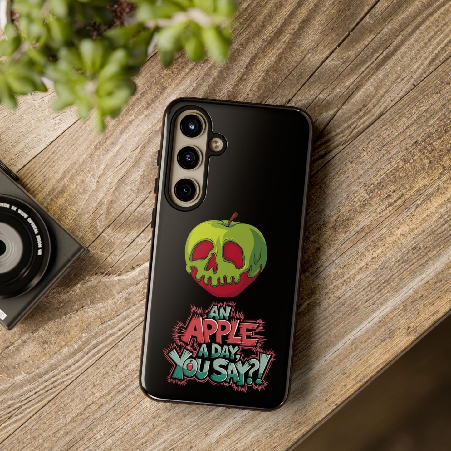 Samsung Galaxy Tough Case - Poison Apple 'An Apple a Day You Say'