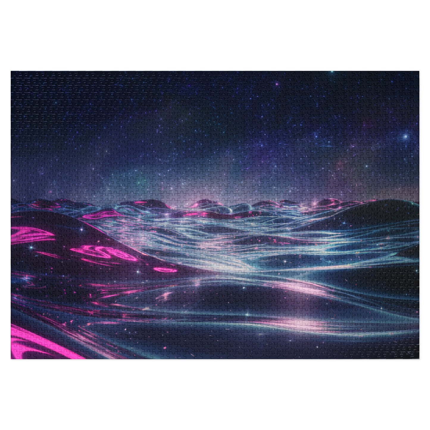 Jigsaw Puzzle: Galactic Ocean Night Sky