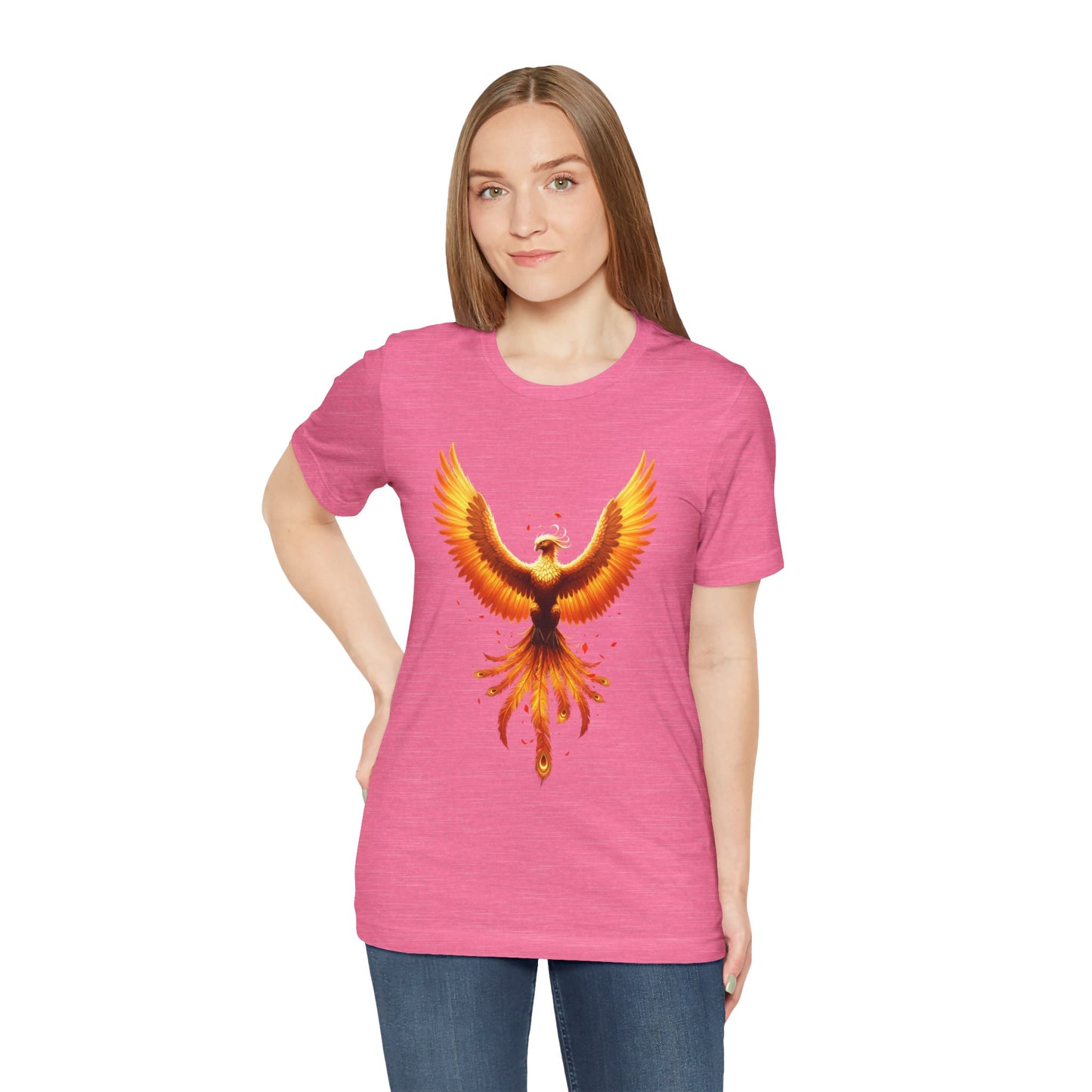 Phoenix Rising Shirt • Fiery Phoenix Graphic Tee • Rebirth Transformation Myth Shirt • Firebird Art Tee • Unisex Gift Tee XS‑5XL