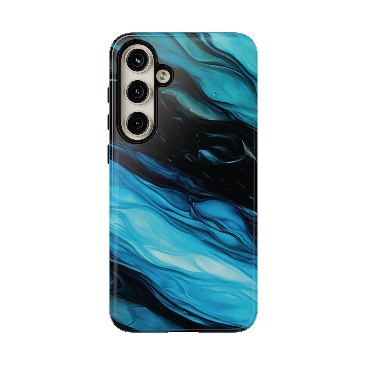 Samsung Galaxy Blue Splash Phone Case