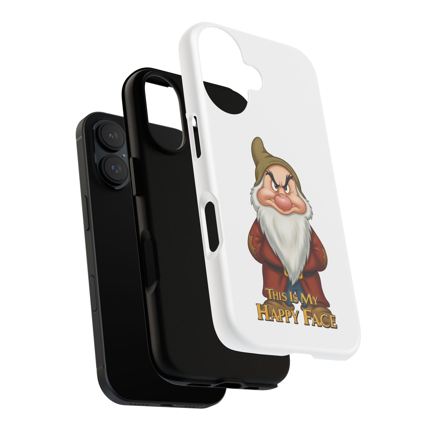 iPhone Case - Grumpy Dwarf 'This is My Happy Face'
