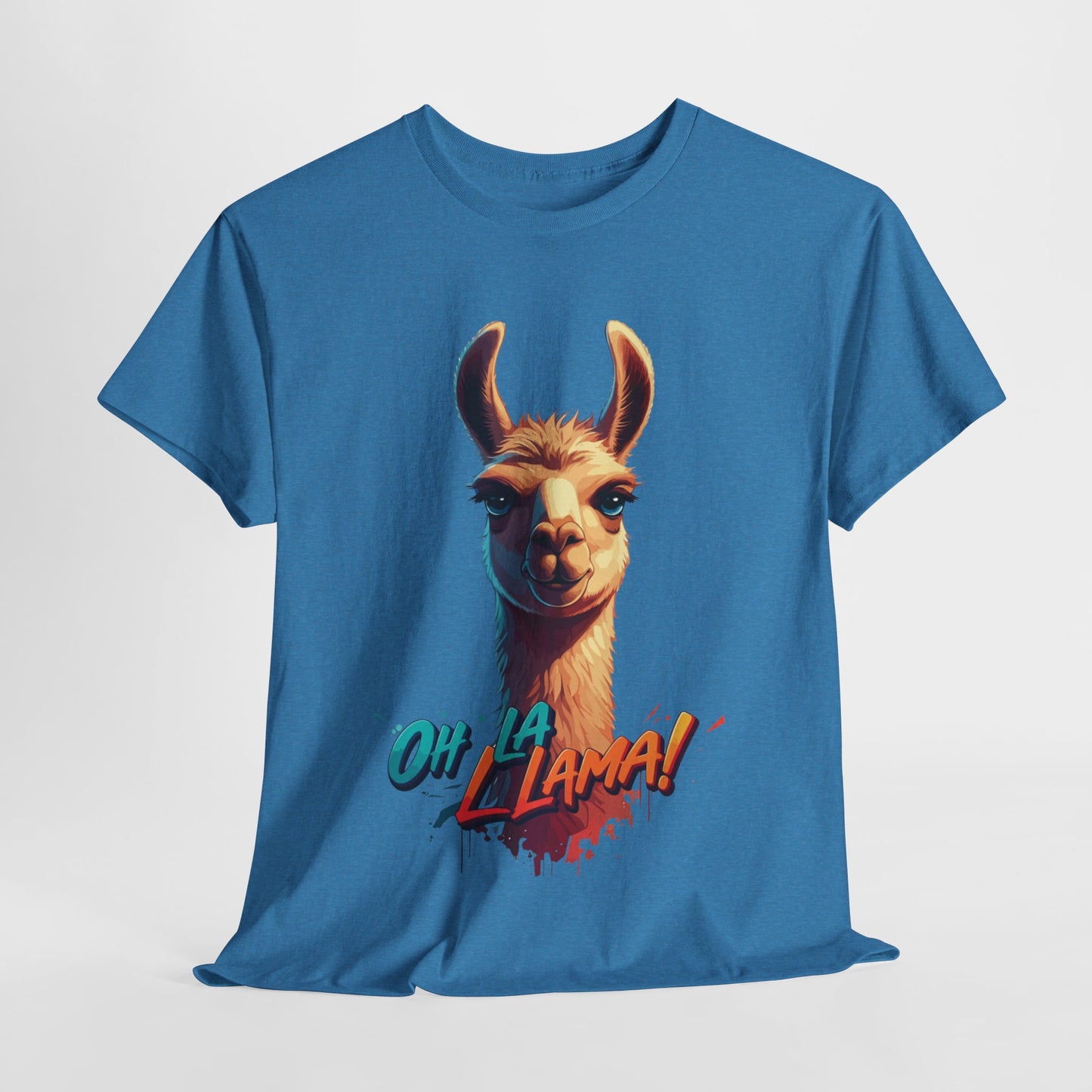 Oh la Llama Graphic Tee | Fun Llama T-Shirt, Cute Animal Lover Shirt, Llama Lover Gift, Quirky Party Tee, Trending Llama Fashion