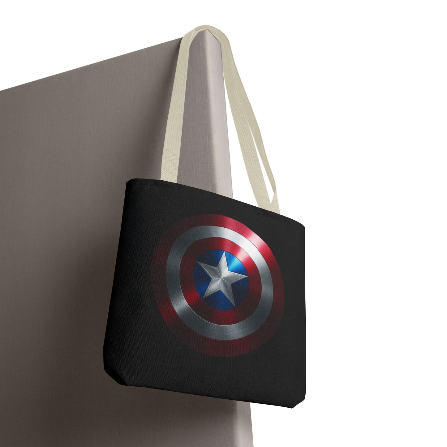 Heroic Shield Tote Bag - Stylish Marvel-Inspired Carryall for Fans
