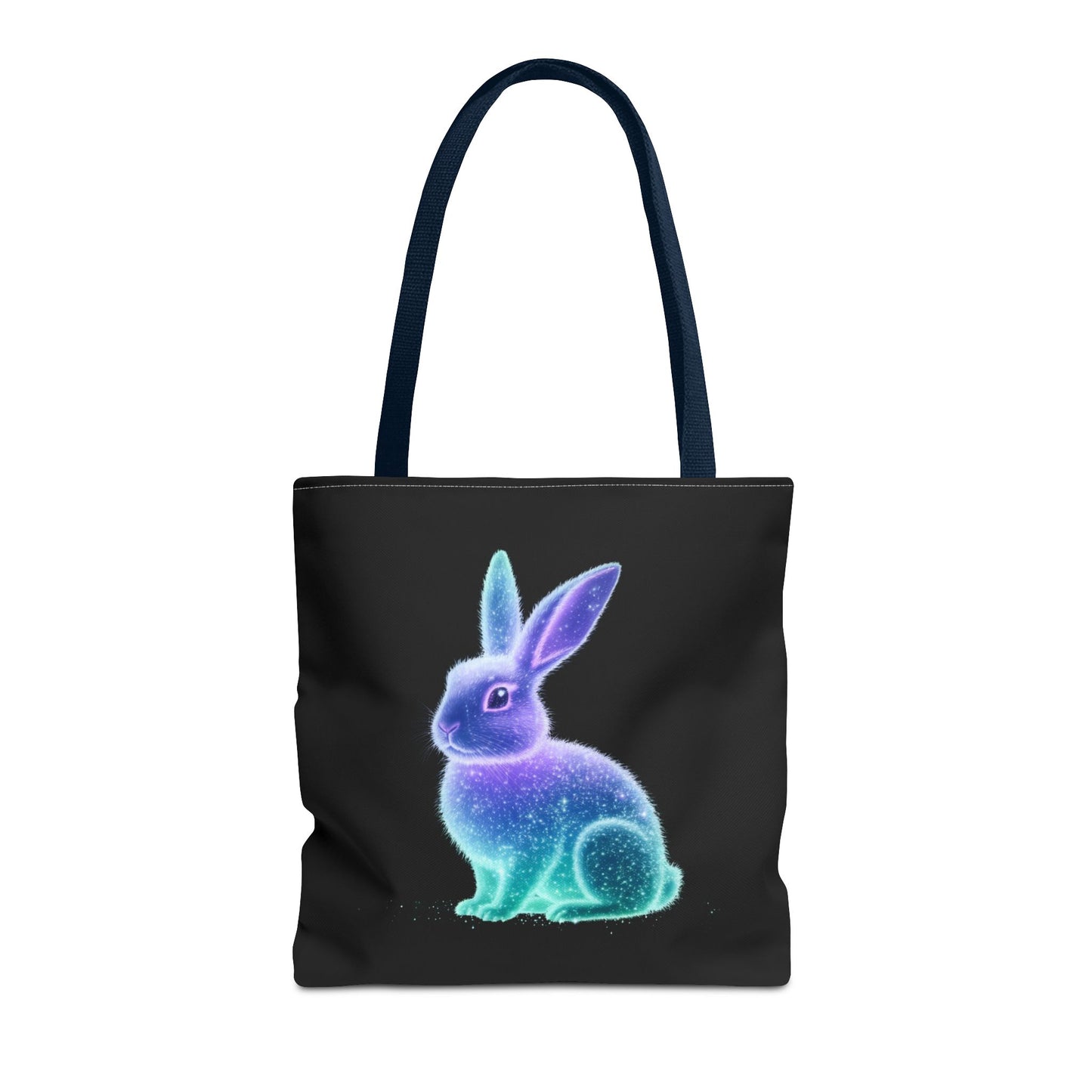 Bioluminescent Easter Bunny Tote Bag Easter Bag Easter Tote Reusable Shopping Bag
