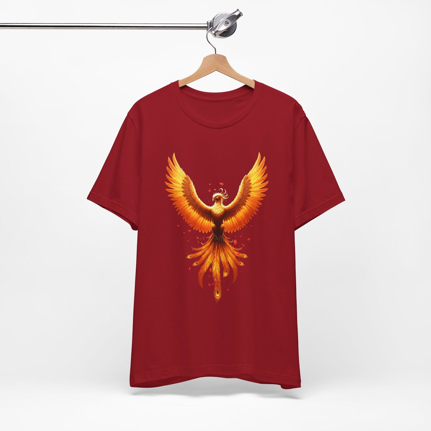 Phoenix Rising Shirt • Fiery Phoenix Graphic Tee • Rebirth Transformation Myth Shirt • Firebird Art Tee • Unisex Gift Tee XS‑5XL