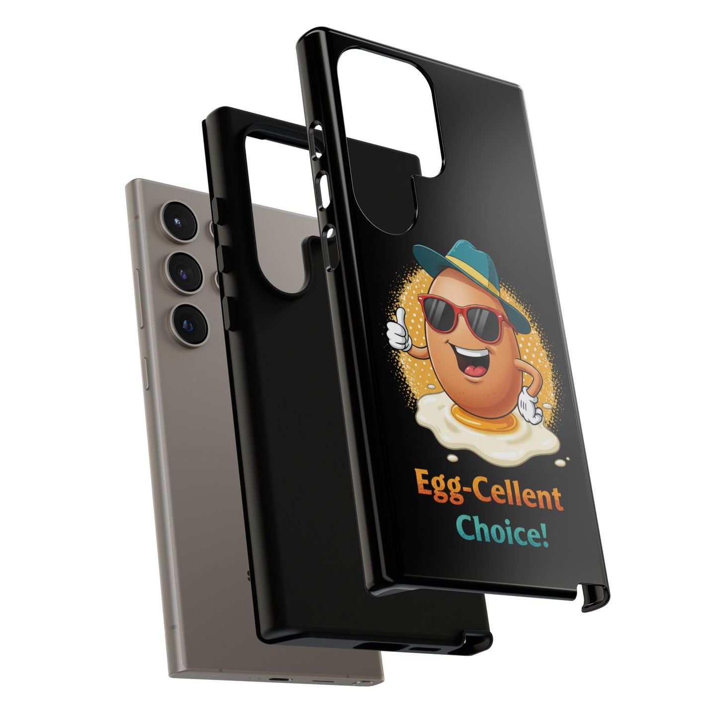 Samsung Phone Case - Egg-Cellent Choice Pun Design