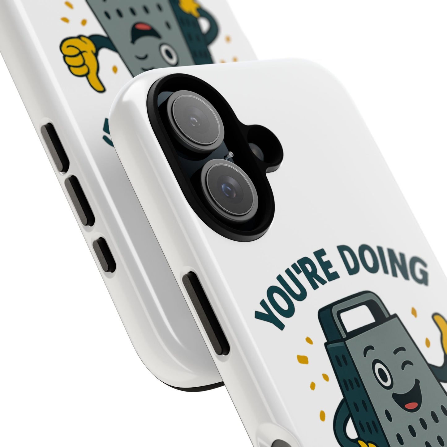 iPhone Case, You're Doing Grate Cheese Phone Case Funny iPhone Case Gift for Foodie Chef Case