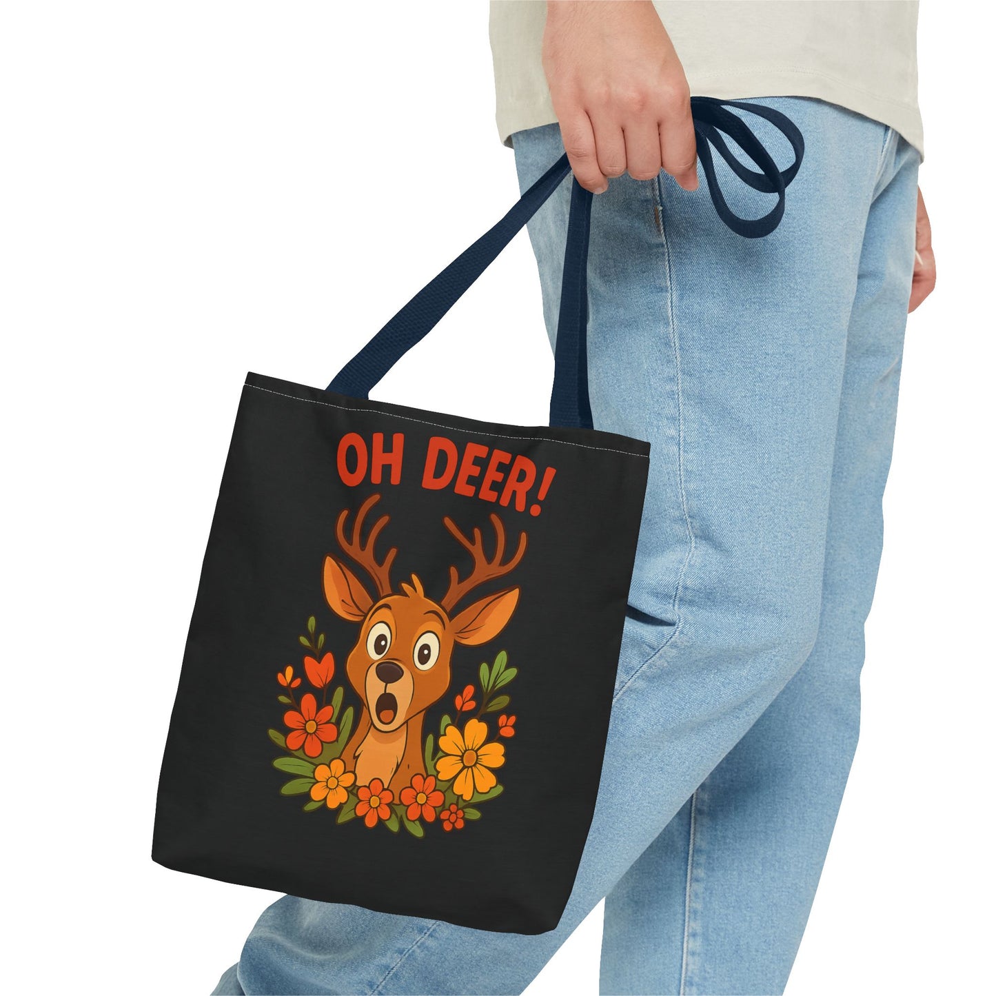 Oh Deer Tote Bag Wildlife Bag Deer Tote Nature Bag Grocery Bag Reusable Tote