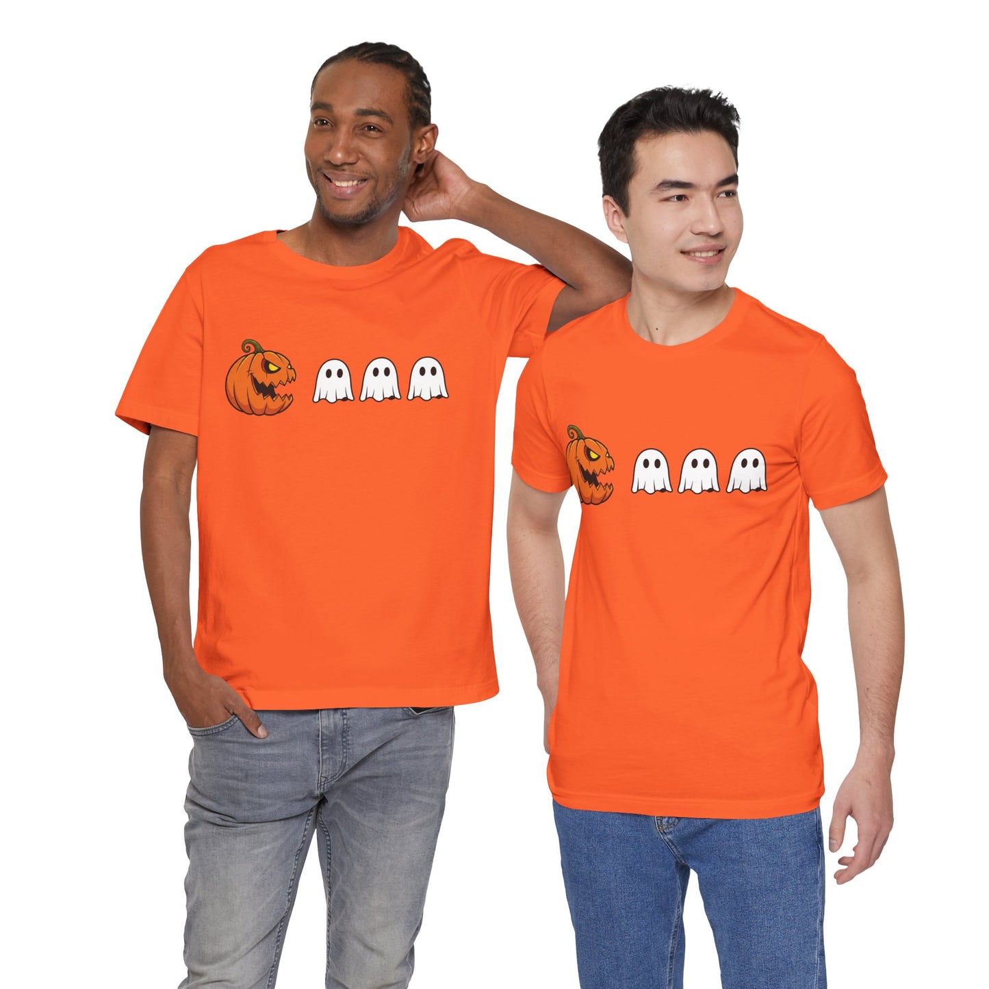 Pumpkin Pac-Man Shirt, Halloween Arcade Tee, Pumpkin Chase Ghosts Tee, Retro Gaming Halloween, Spooky Season Shirt, Vintage Game Pumpkin Top