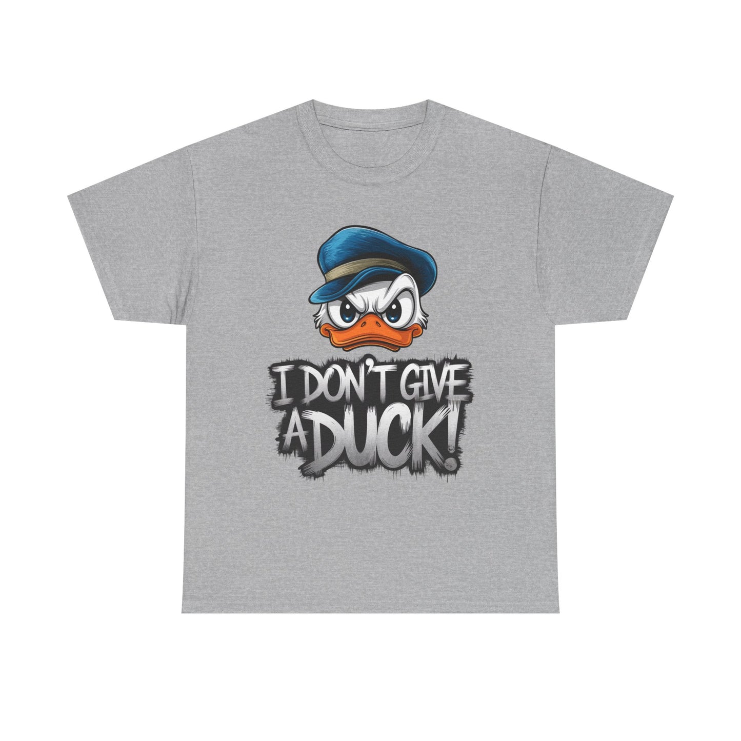 I Don’t Give a Duck Shirt – Funny Grumpy Duck Tee – Sarcastic Animal Graphic Shirt – Unisex Gift for Duck Lovers & Meme Fans
