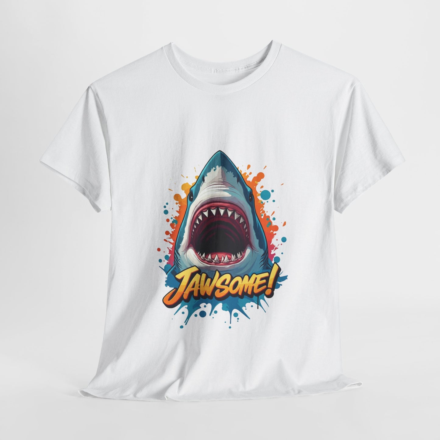 Jawsome Shark Graphic Tee | Fun Ocean Shark T-Shirt, Summer Beach Shirt, Shark Lover Gift, Trending Shark Week Apparel, Cute Marine Life Tee