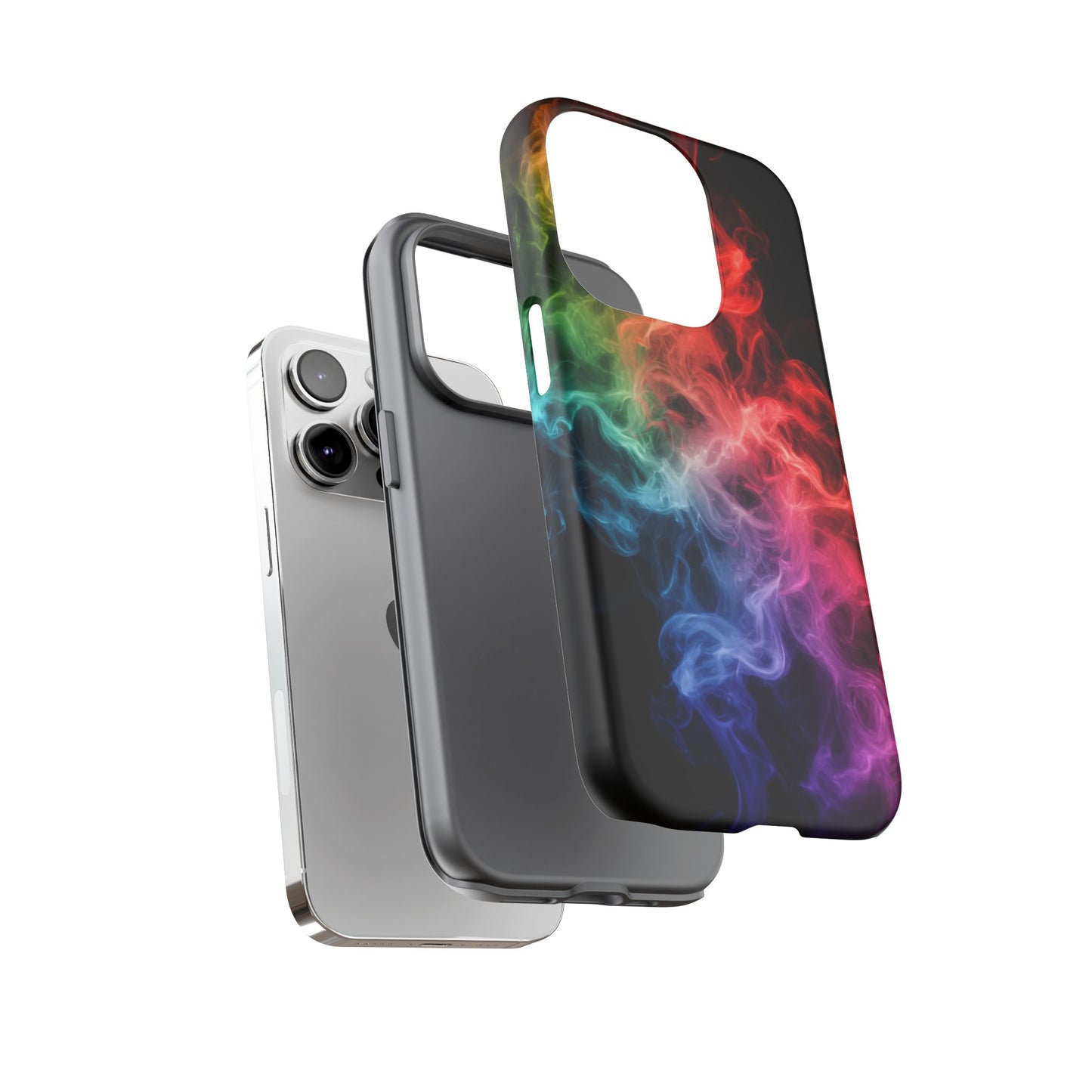 iPhone Case - Colorful Smoke Design