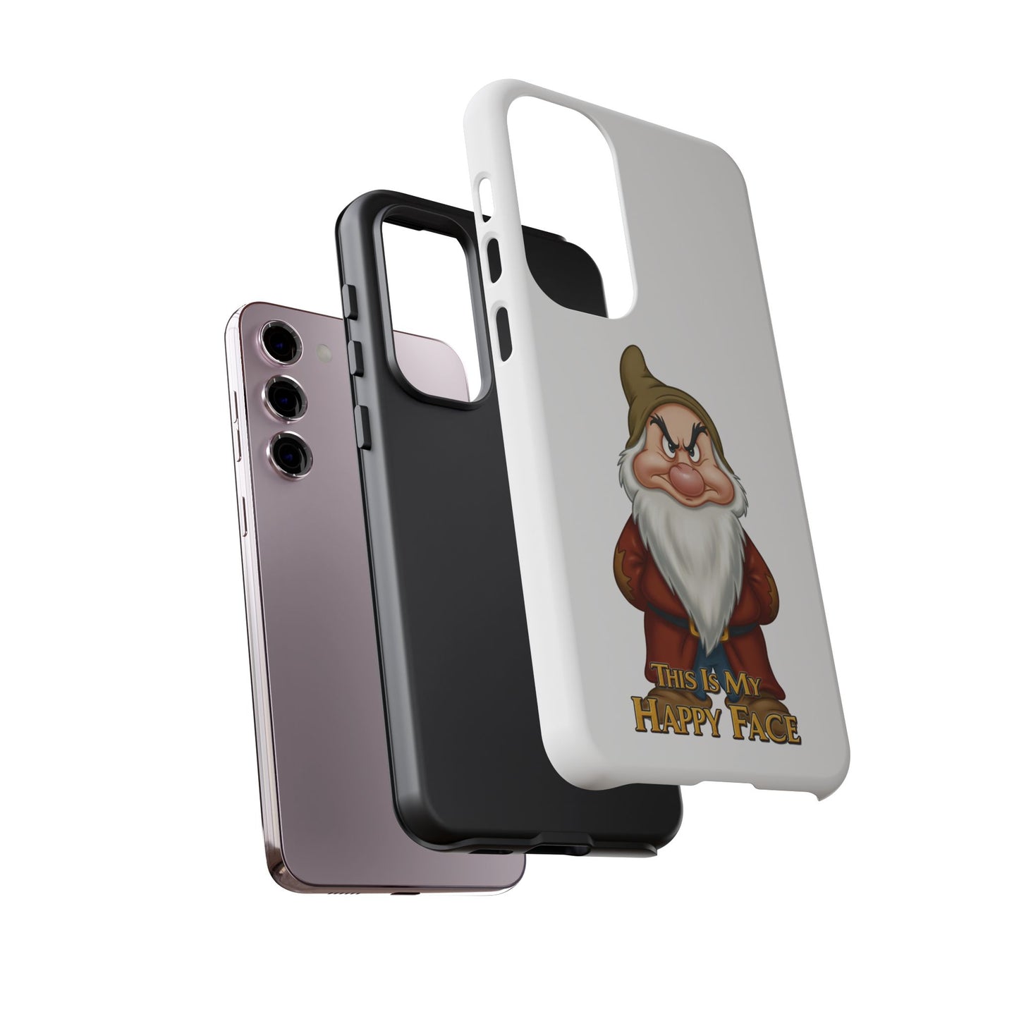 Samsung Phone Case - Grumpy Dwarf 'This is My Happy Face'