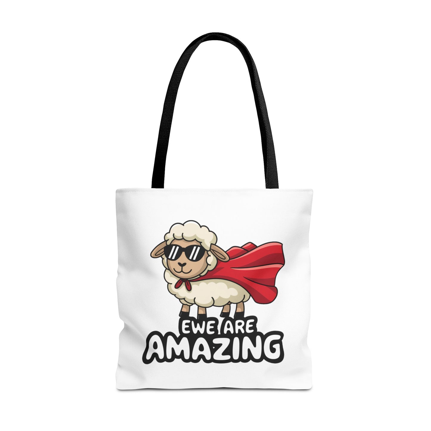 Sheep Tote Bag - Ewe Are Amazing Inspirational Bag Everyday Tote Funny Bag