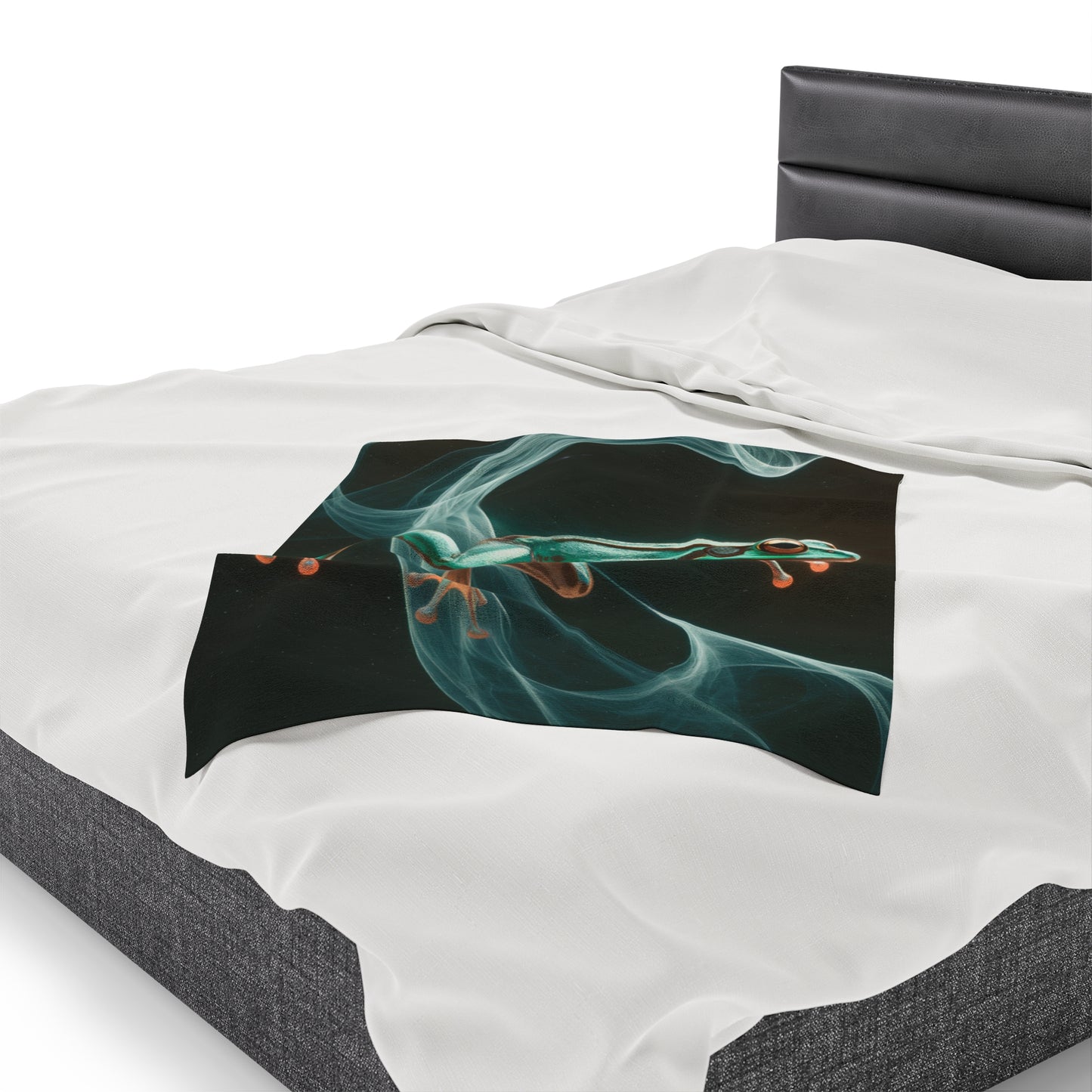 Plush Blanket - Fun Frog Design