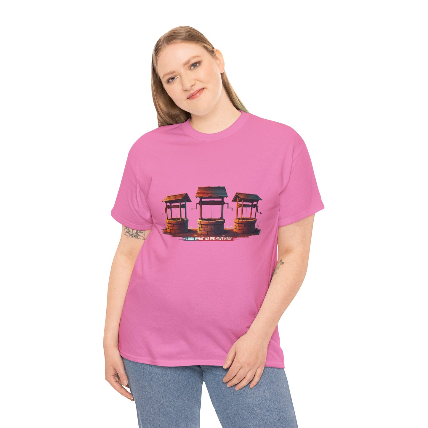 Funny “Well Well Well” T-Shirt • Pun Graphic Tee with Wishing Wells • Retro Vintage Humor Shirt • Gift for Pun Lovers & Joke Fans