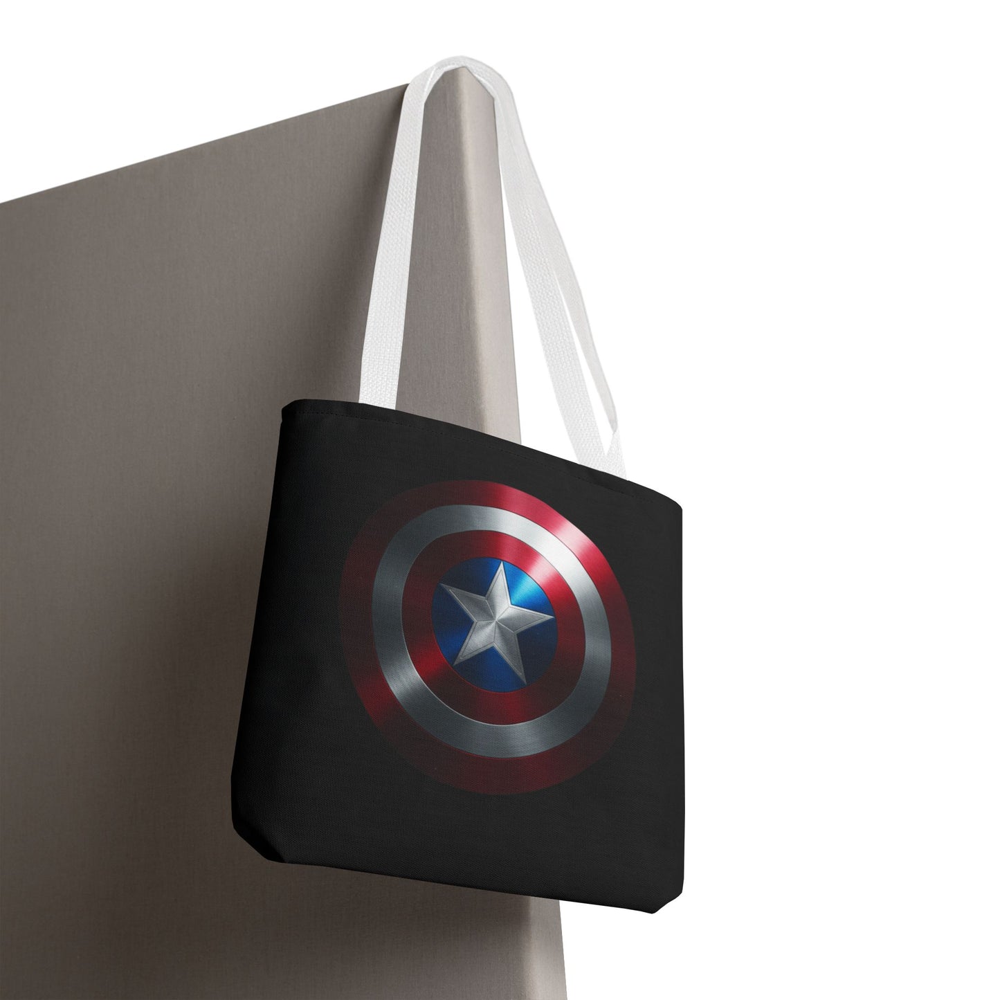 Heroic Shield Tote Bag - Stylish Marvel-Inspired Carryall for Fans