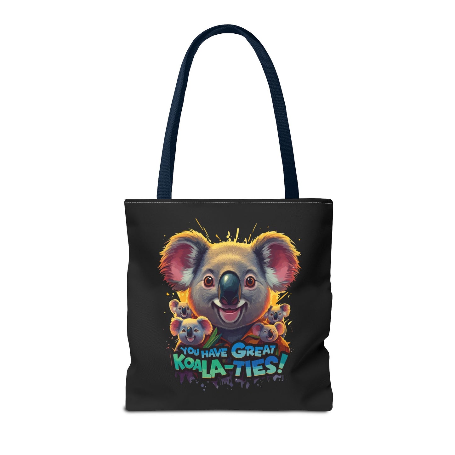 Koala Tote Bag – Funny Animal Pun Bag with Cute Koala Design – Reusable Grocery, Beach, or Everyday Carry Bag – Gift for Koala Lovers