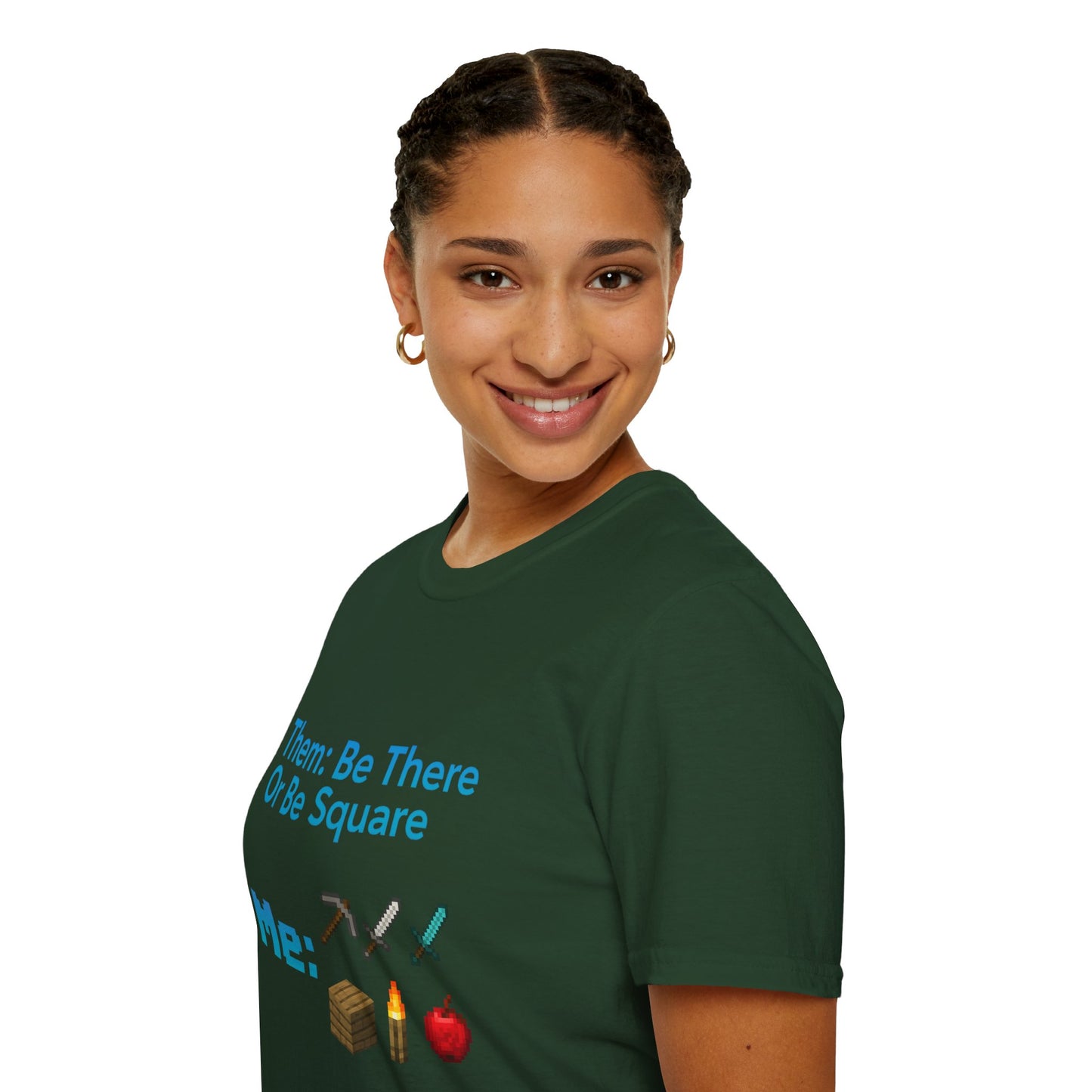 Be There or Be Square Cubed Unisex Shirt Gamer T-Shirt