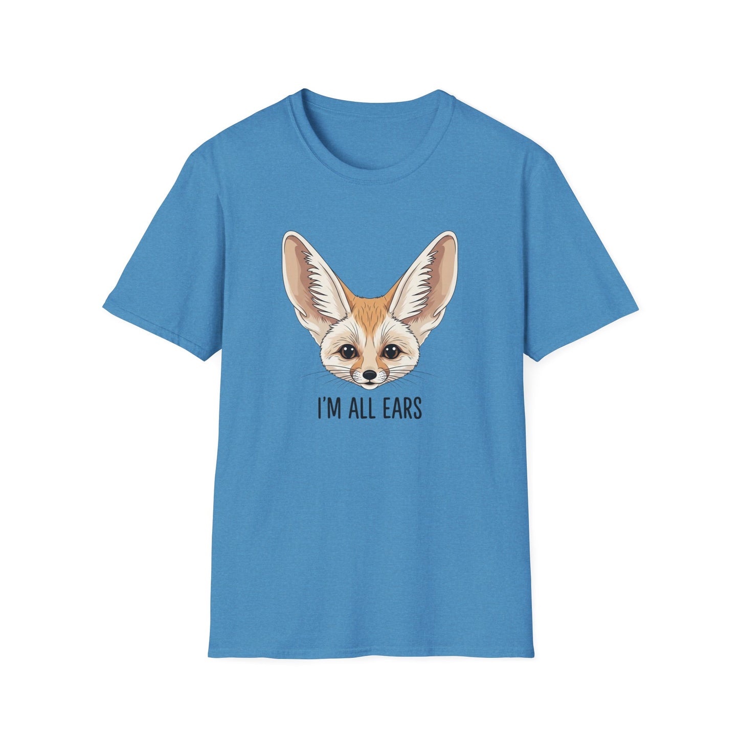 Fennec Fox Funny T-Shirt | I’m All Ears Animal Tee | Cute Pet Tee for Women Men | Unique Gift | Trending Animal Motif Shirt