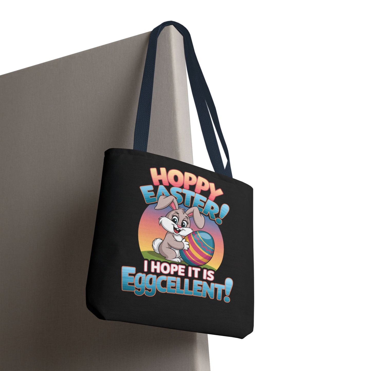 Happy Easter Tote Bag Eggcellent Bunny Design Easter Bag Easter Gift Easter Tote Accessory