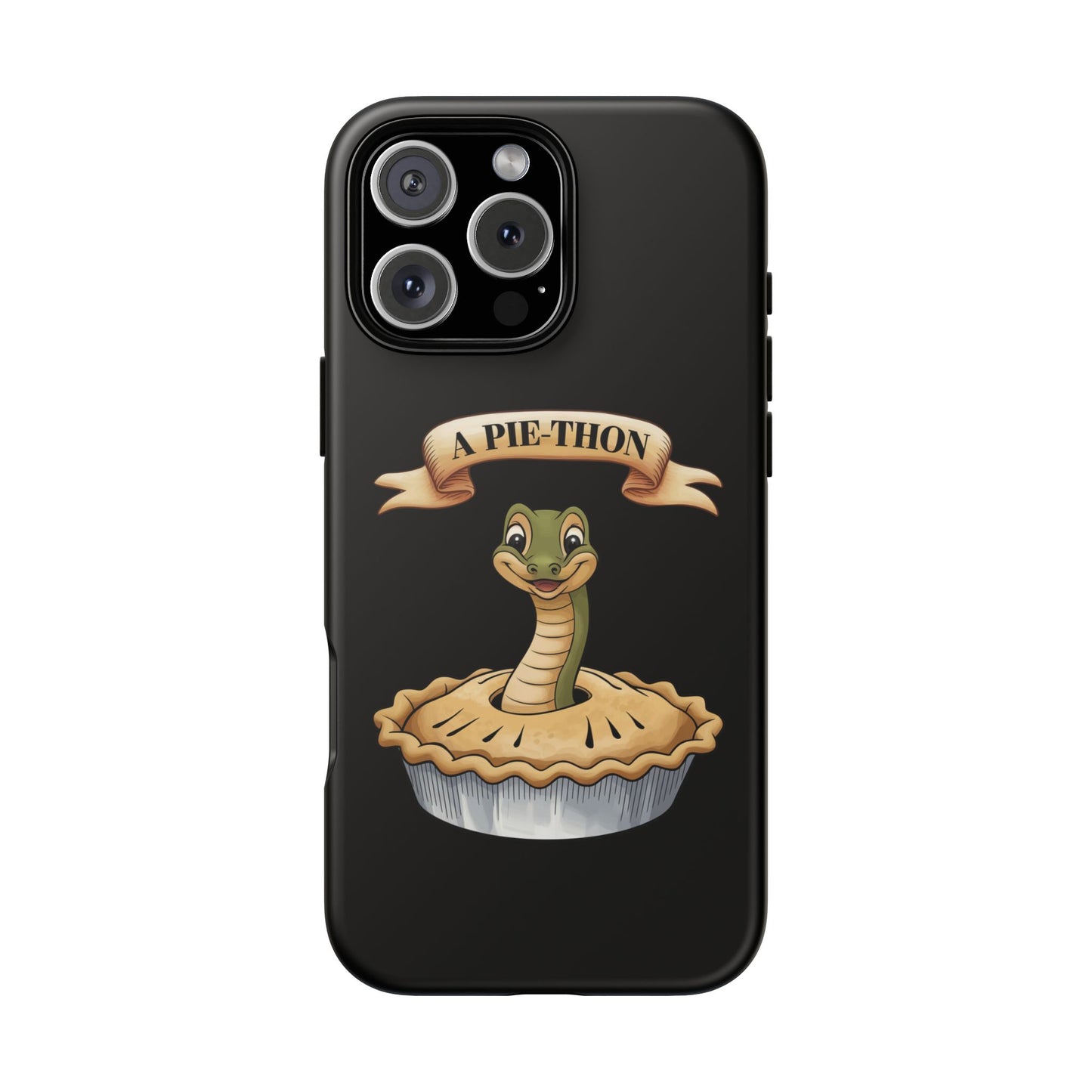 iPhone Case - 'Pie-Thon' Snake Pie Funny Tough Case